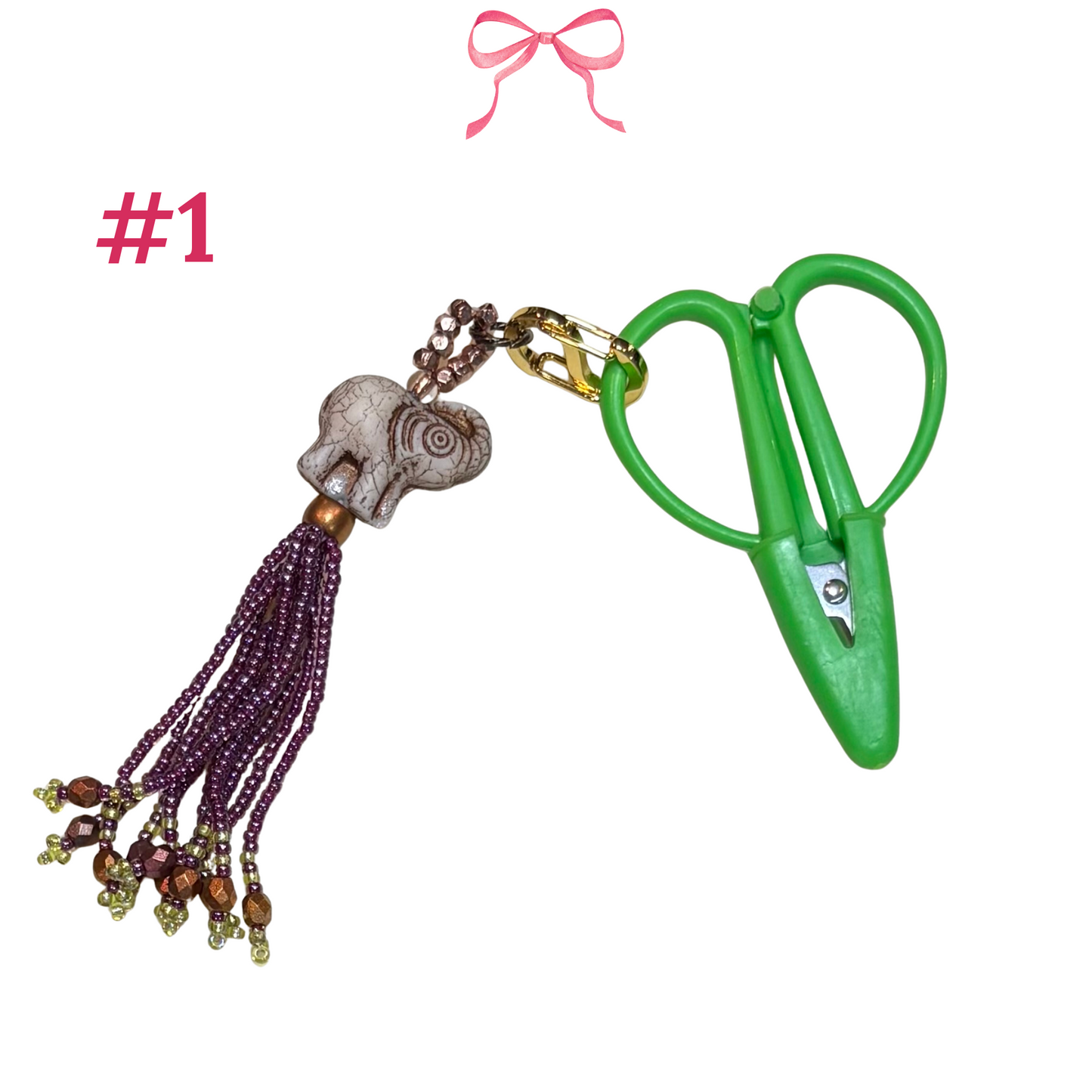 Elephant Scissor Fob with Snips
