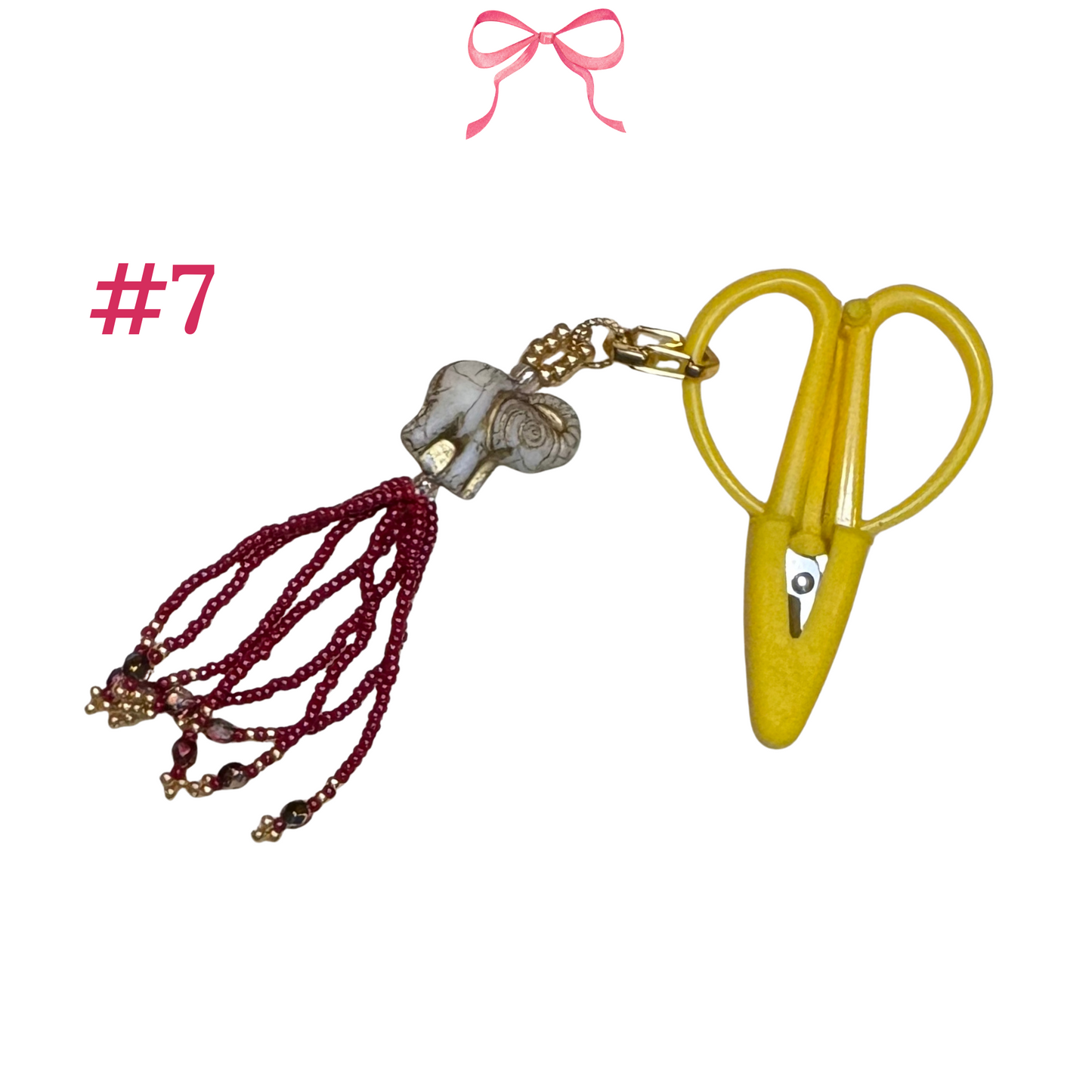 Elephant Scissor Fob with Snips