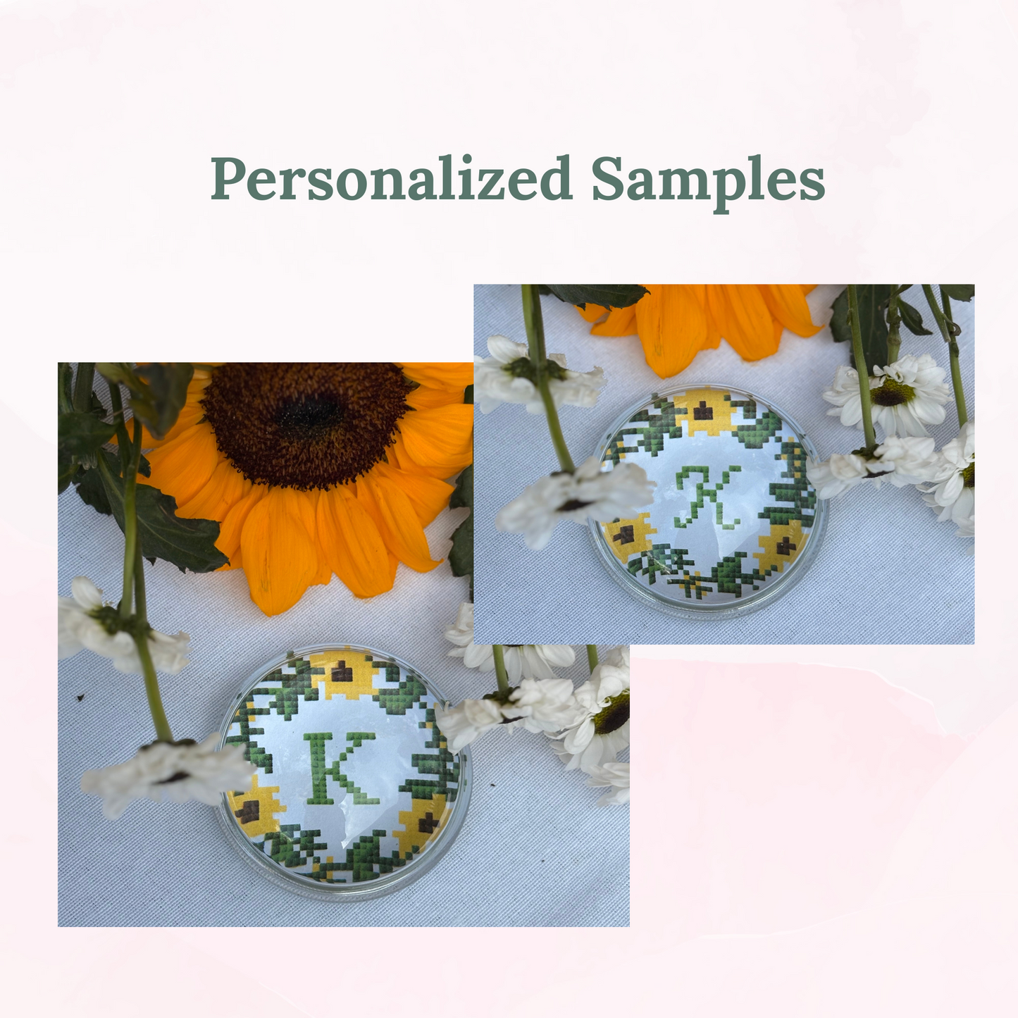 Black-Eyed Susan Wreath on 18 Mesh