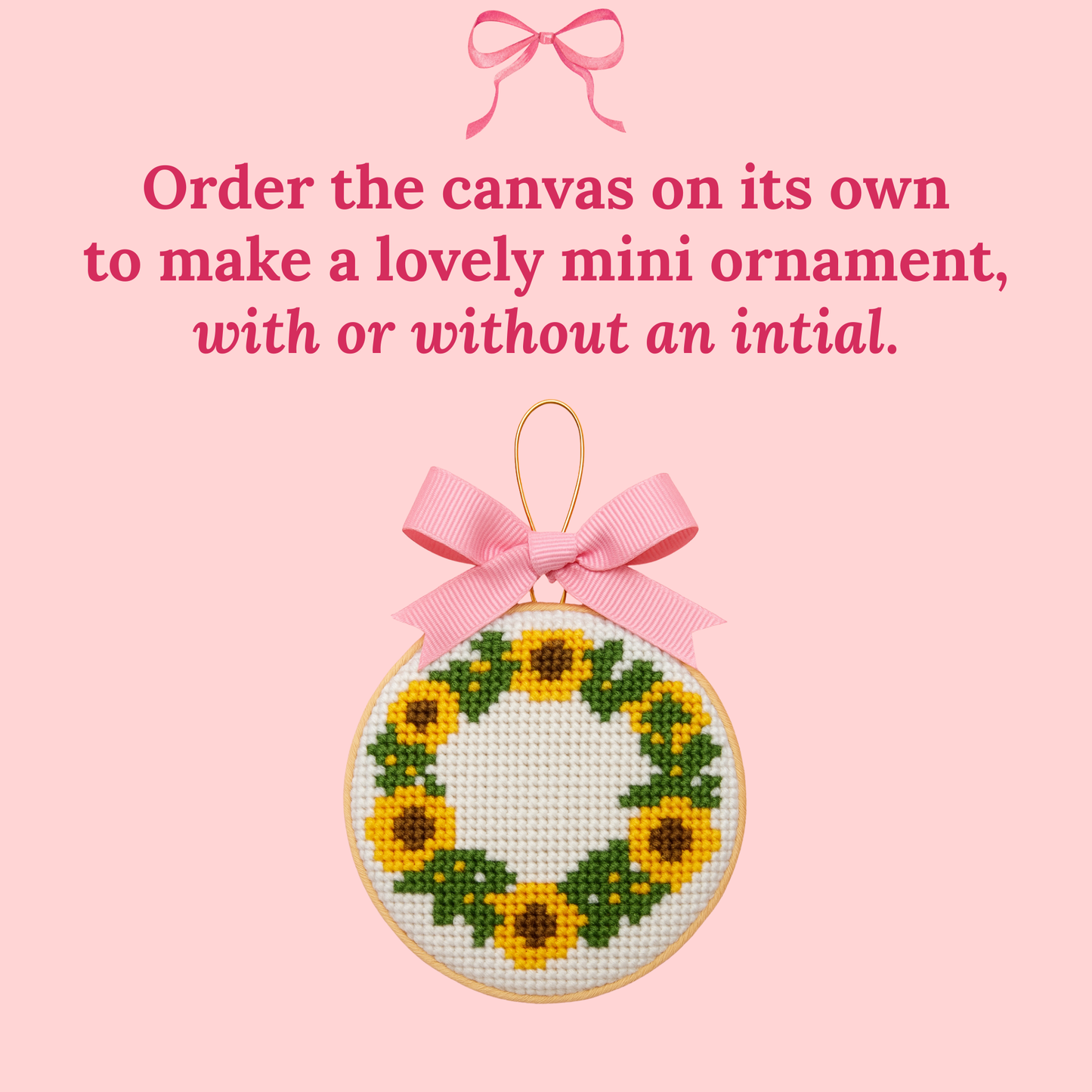 Black-Eyed Susan Wreath on 18 Mesh
