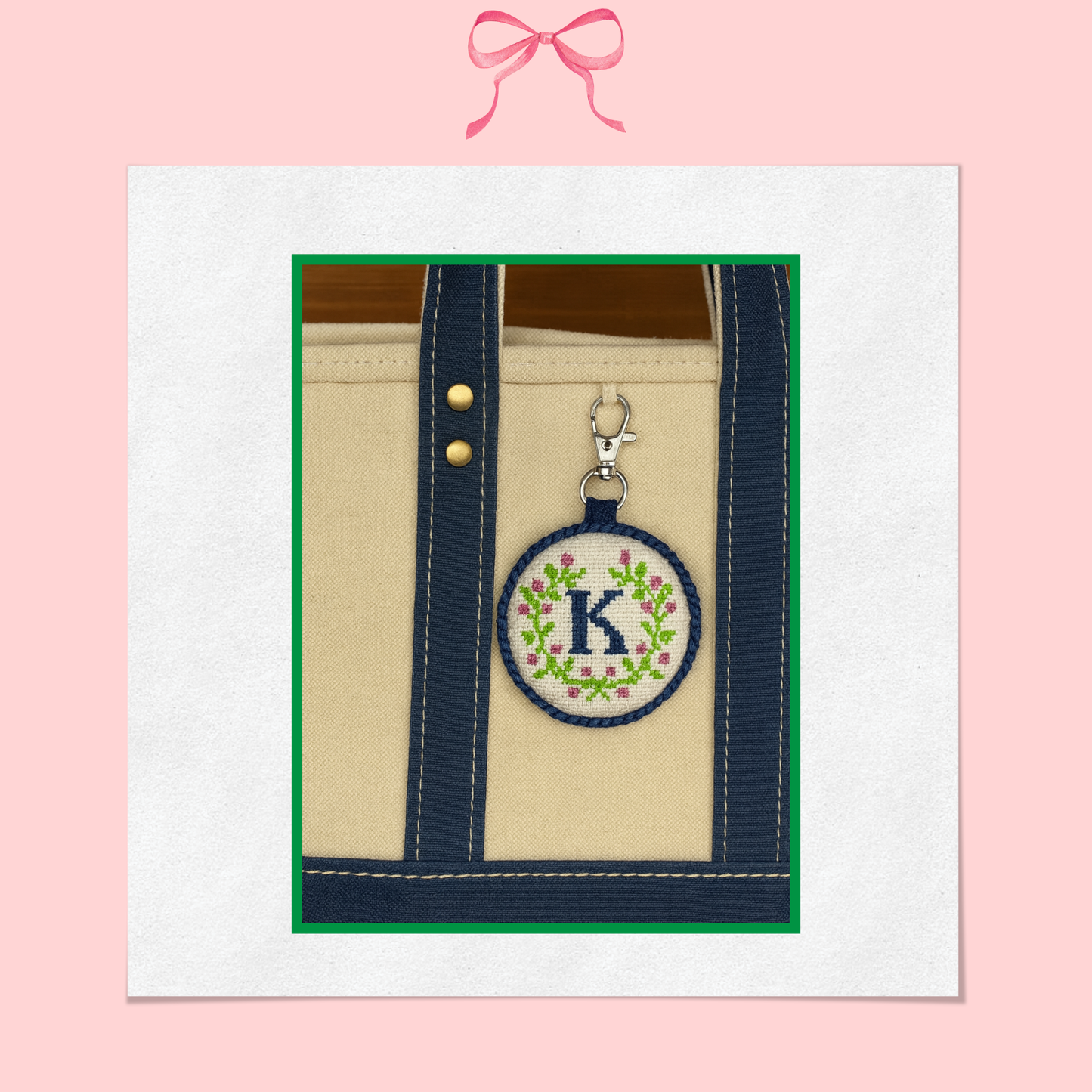 Customizable Floral Wreath on 18 Mesh