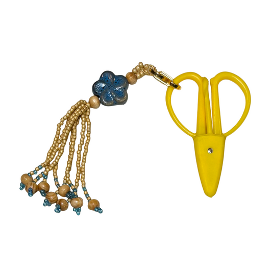 Hand Beaded Scissor Fob