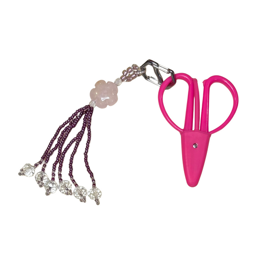 Hand Beaded Scissor Fob