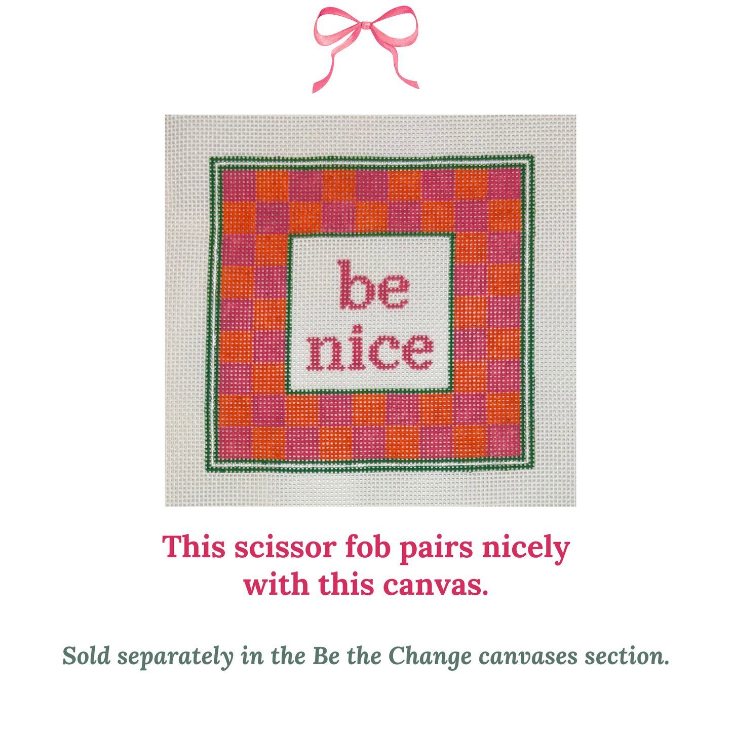 Be Nice Scissor Fob with Snips