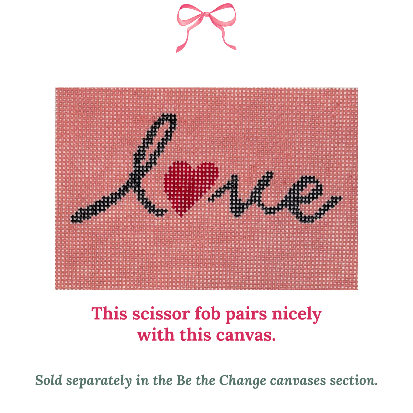 Love Scissor Fob with Snips