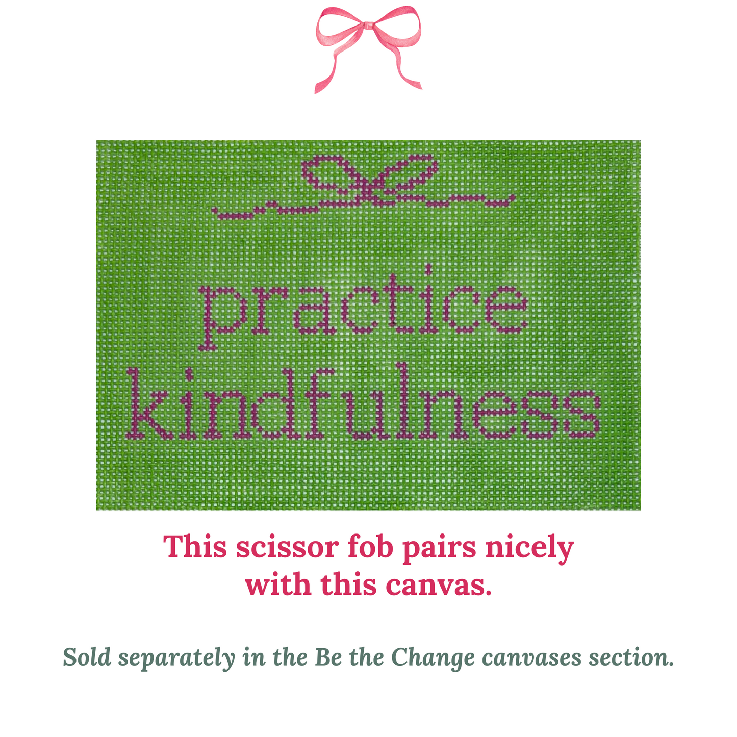 Practice Kindfulness Scissor Fob with Snips