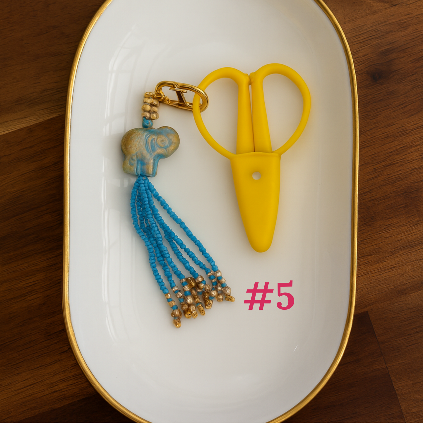 Elephant Scissor Fob with Snips