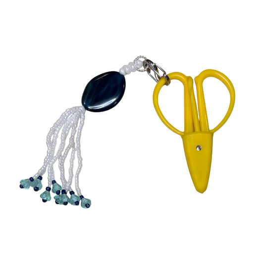 Hand Beaded Scissor Fob