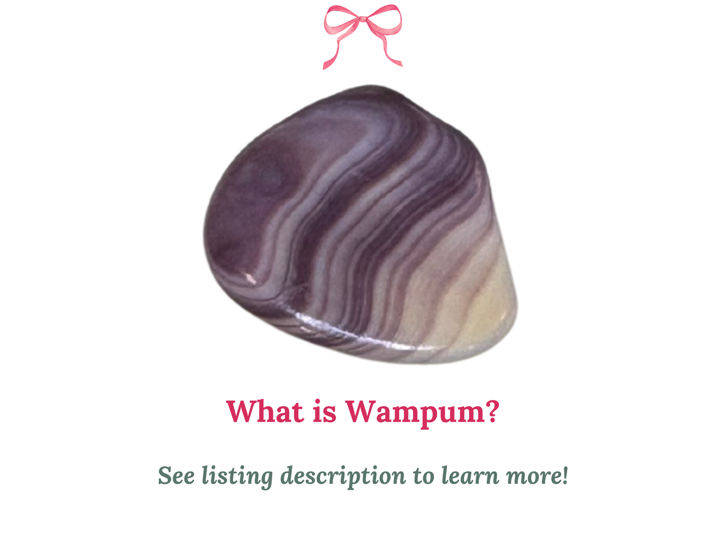 Wampum shell Needle  Minder