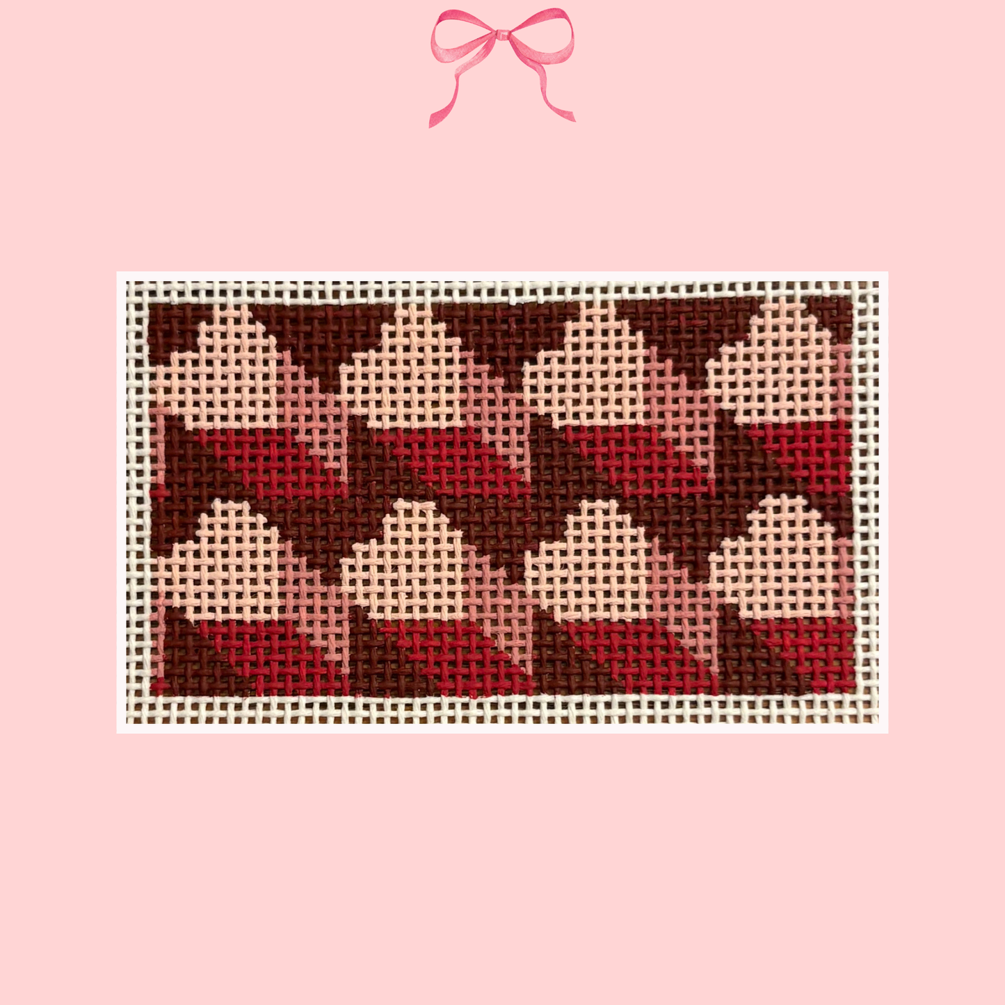 Hearts on 13 Mesh