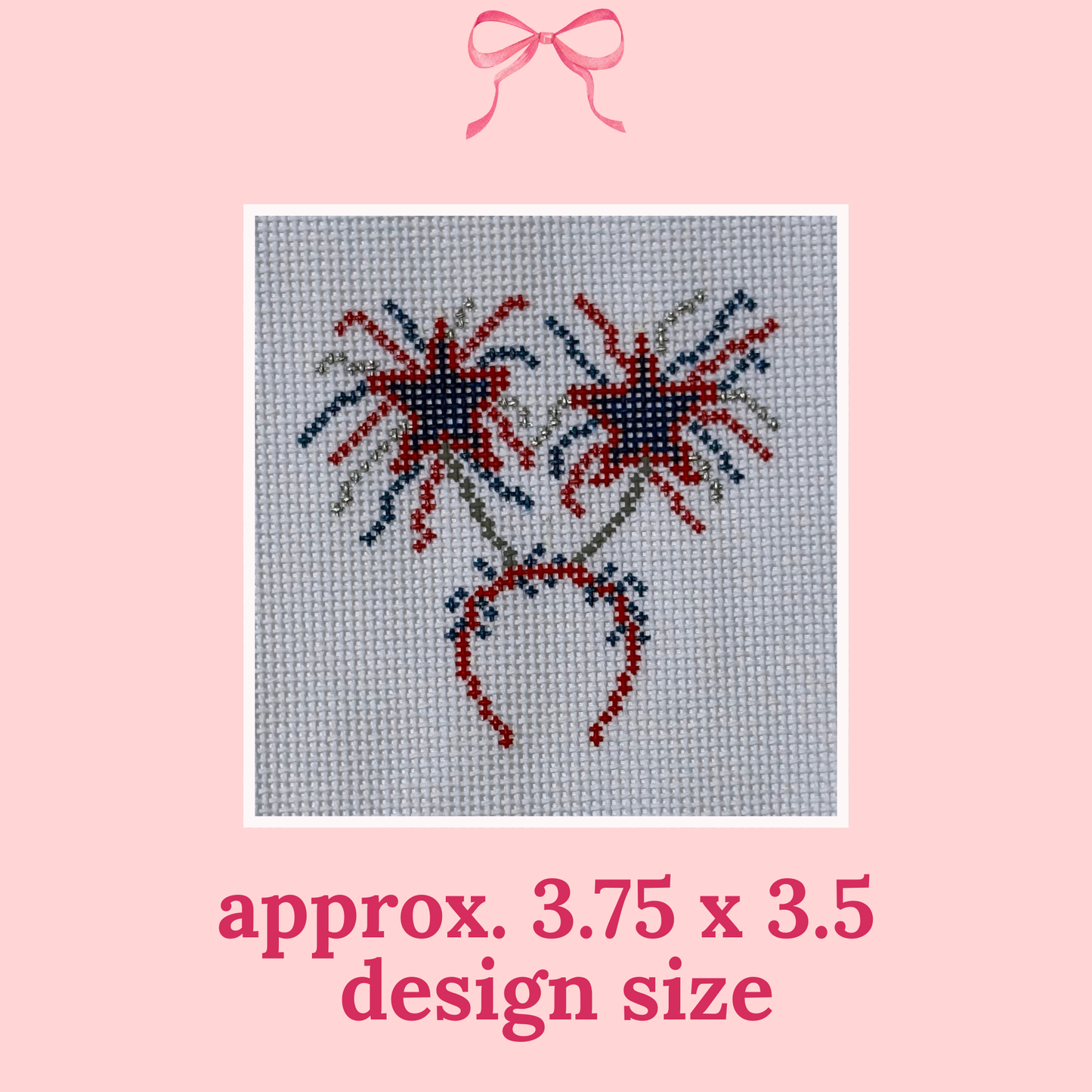 Patriotic "Beach Date" Canvases on 13 Mesh
