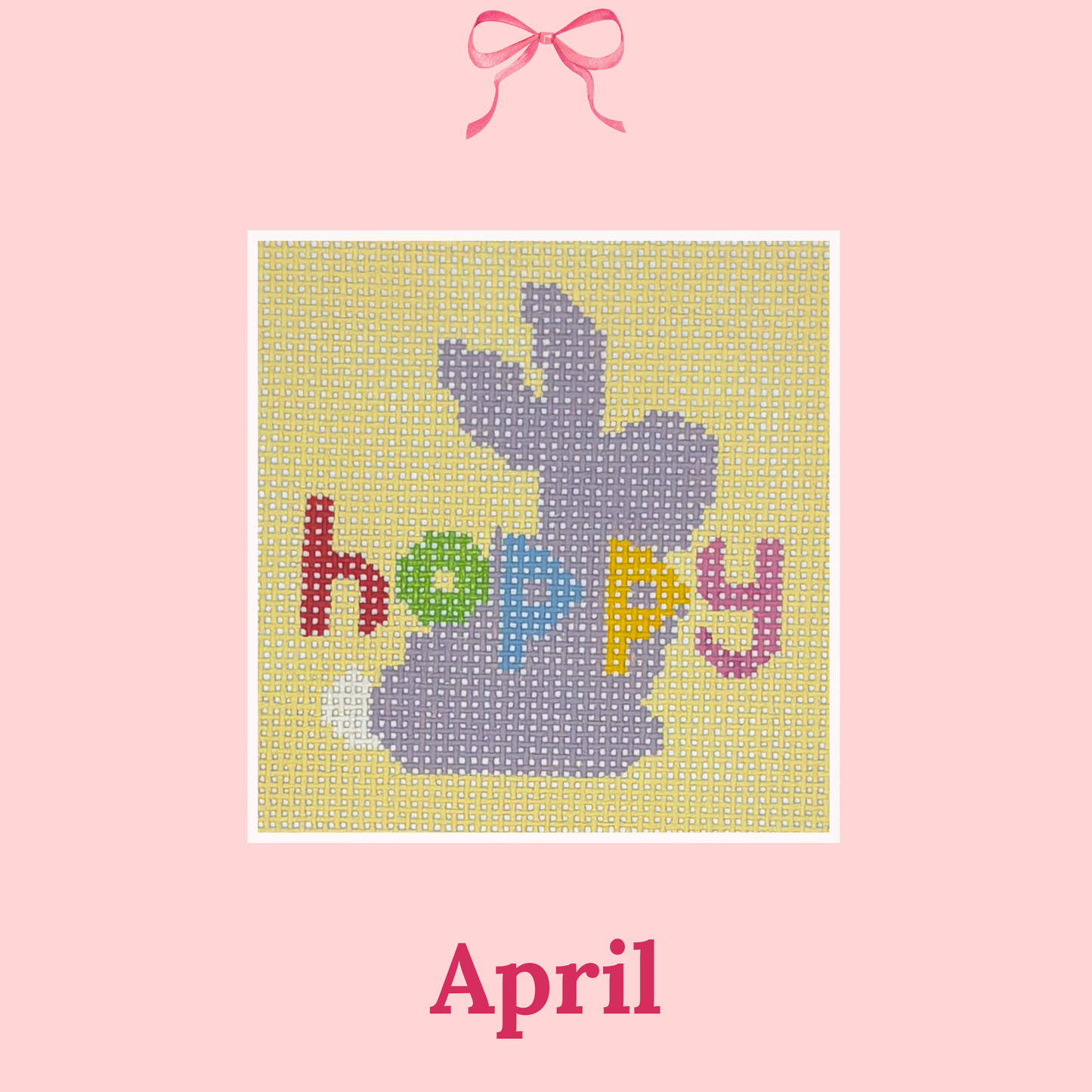 Monthly Designs, 4x4 on 13 Mesh