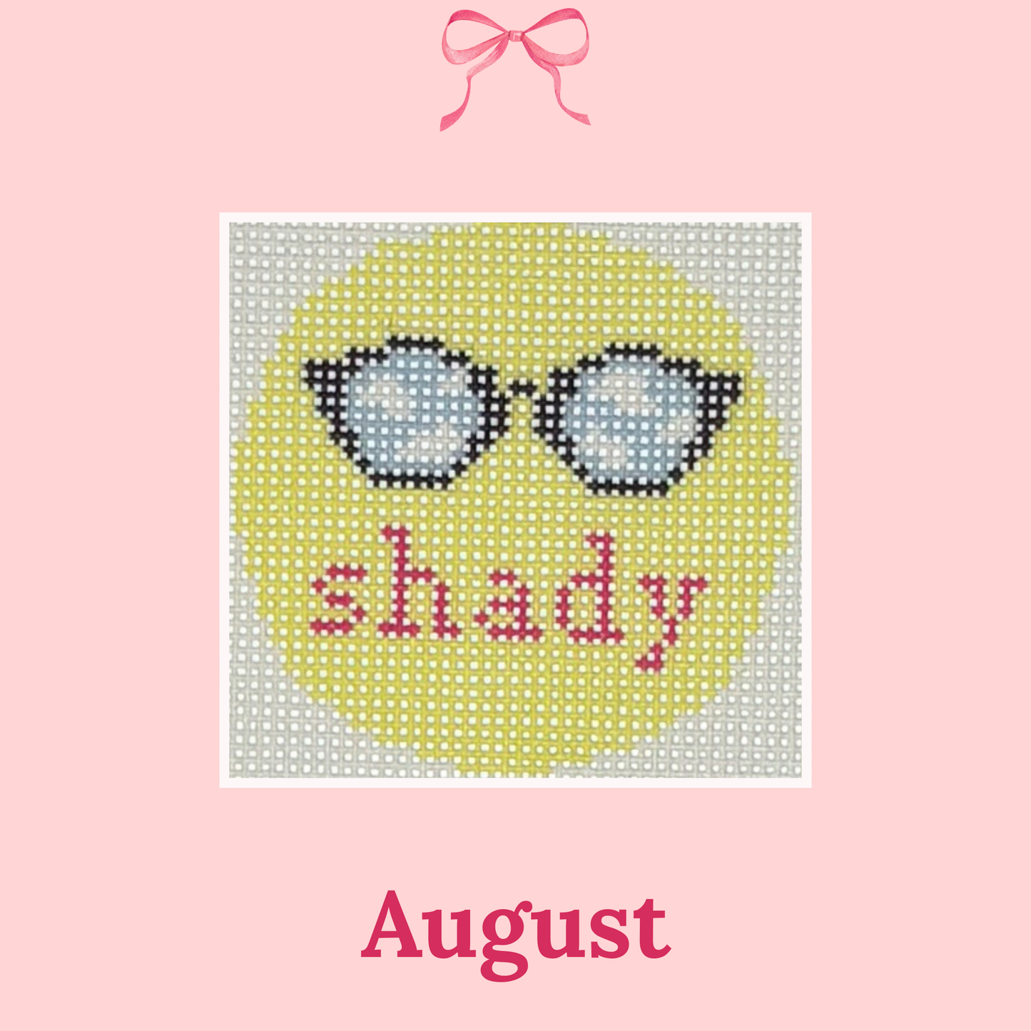 Monthly Designs, 2.25" Rounds on 18 Mesh