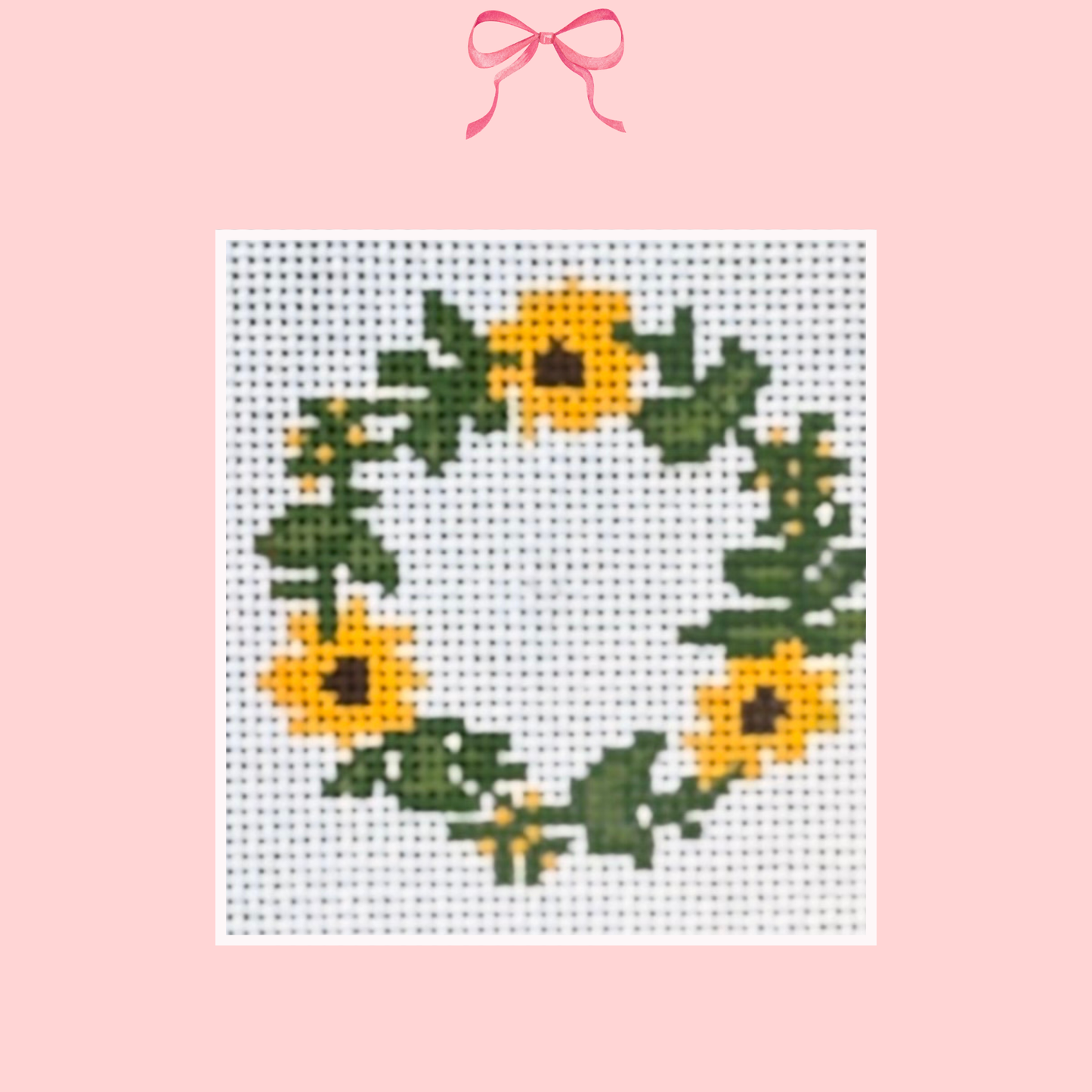 Black-Eyed Susan Wreath on 18 Mesh