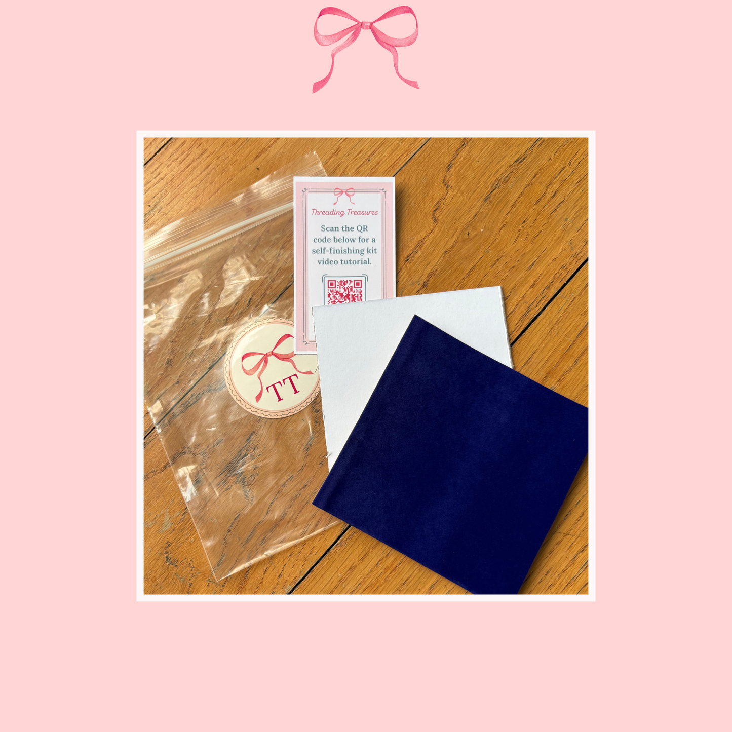 Self-Finishing Kit for 4x4 Canvases with Adhesive Fabric