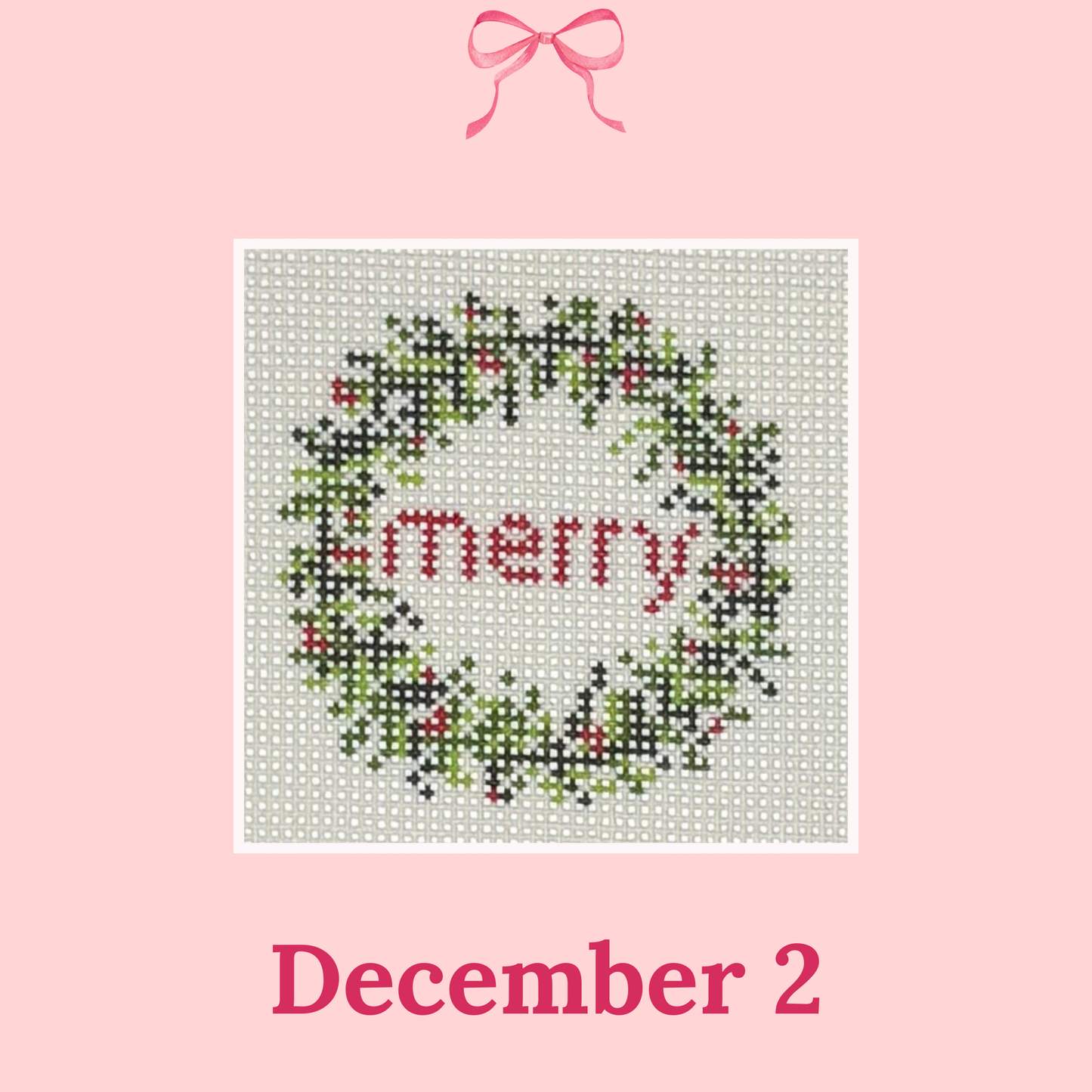 Monthly Designs, 2.25" Rounds on 18 Mesh