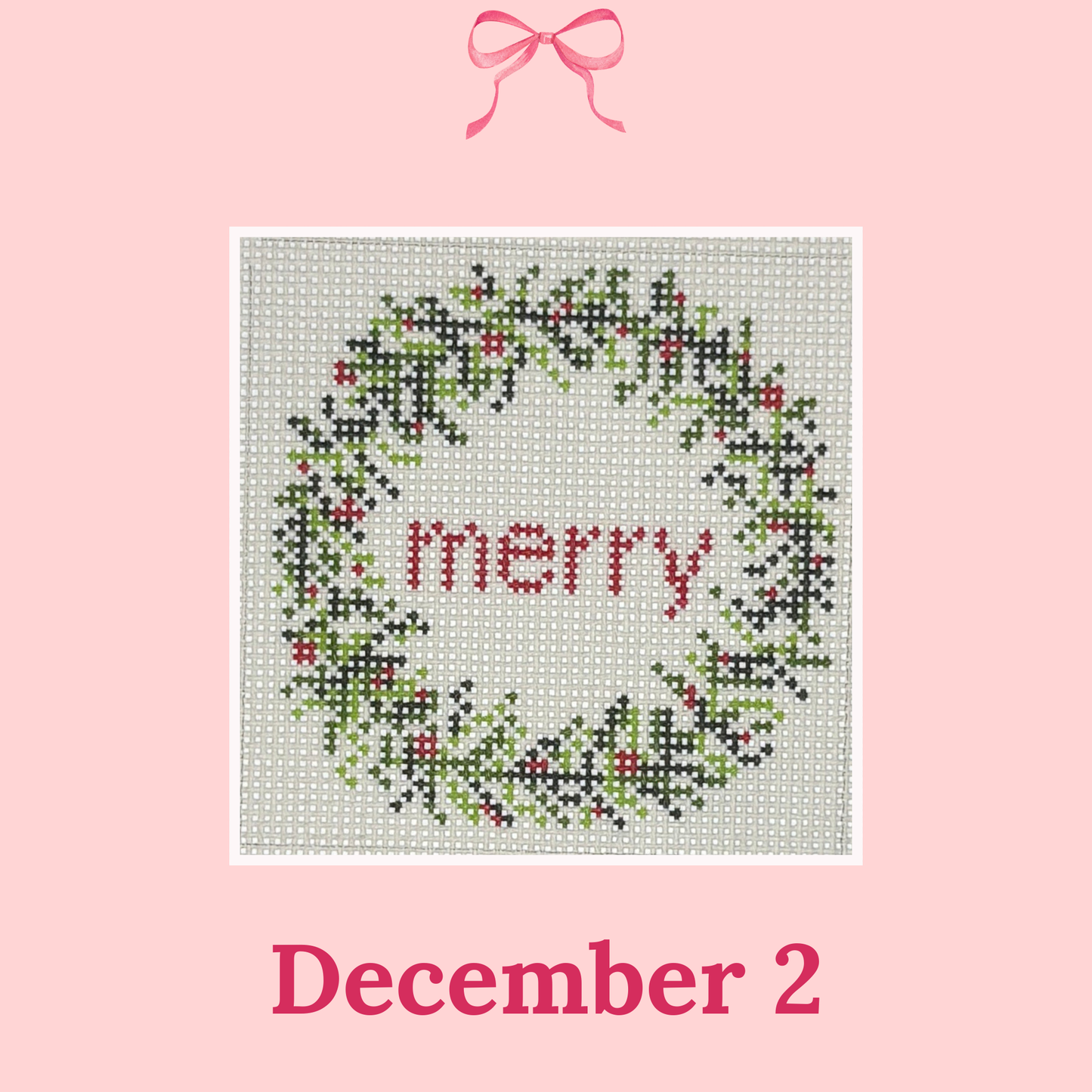 Monthly Designs, 4x4 on 13 Mesh