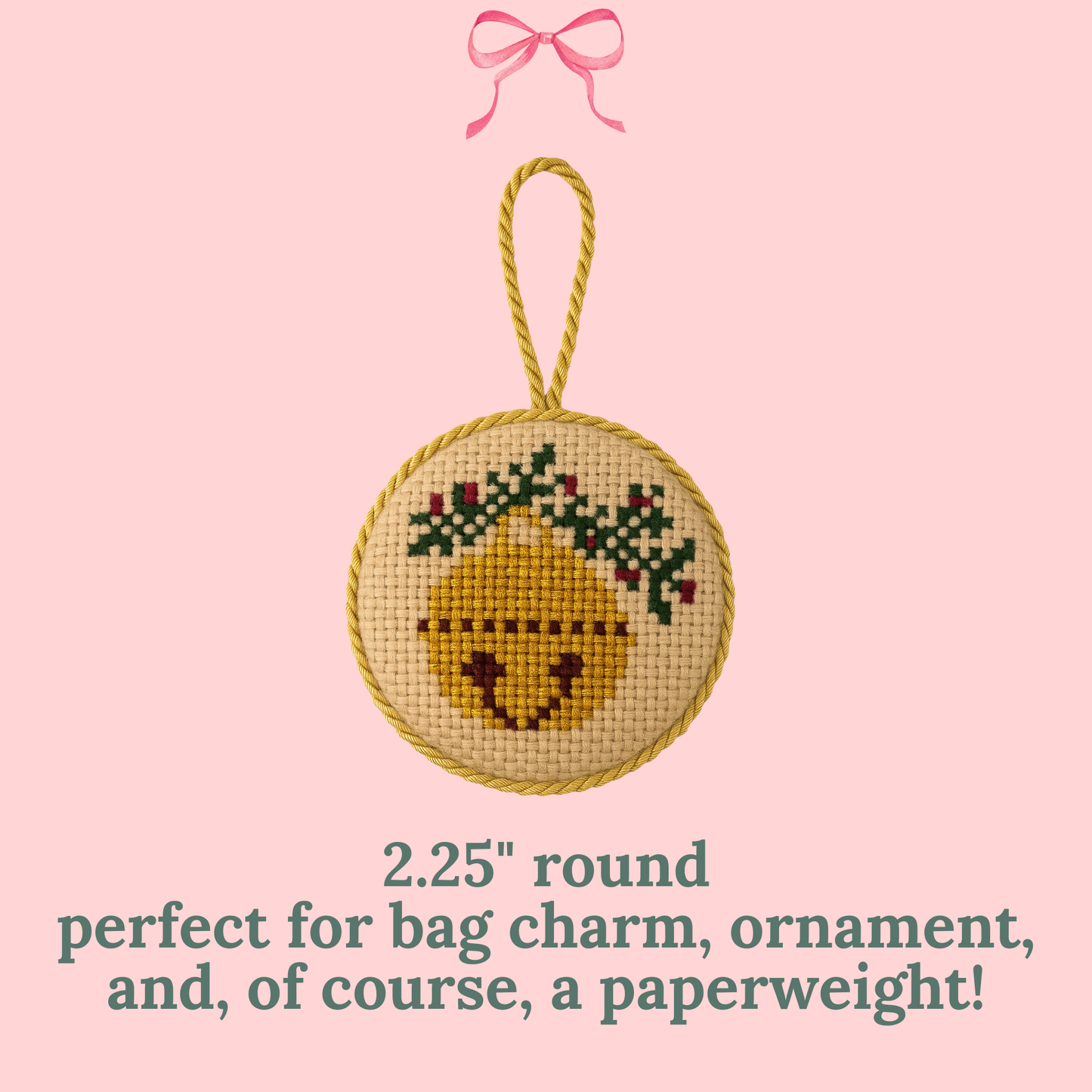 Gold Bell, Vintage Style on 18 Mesh