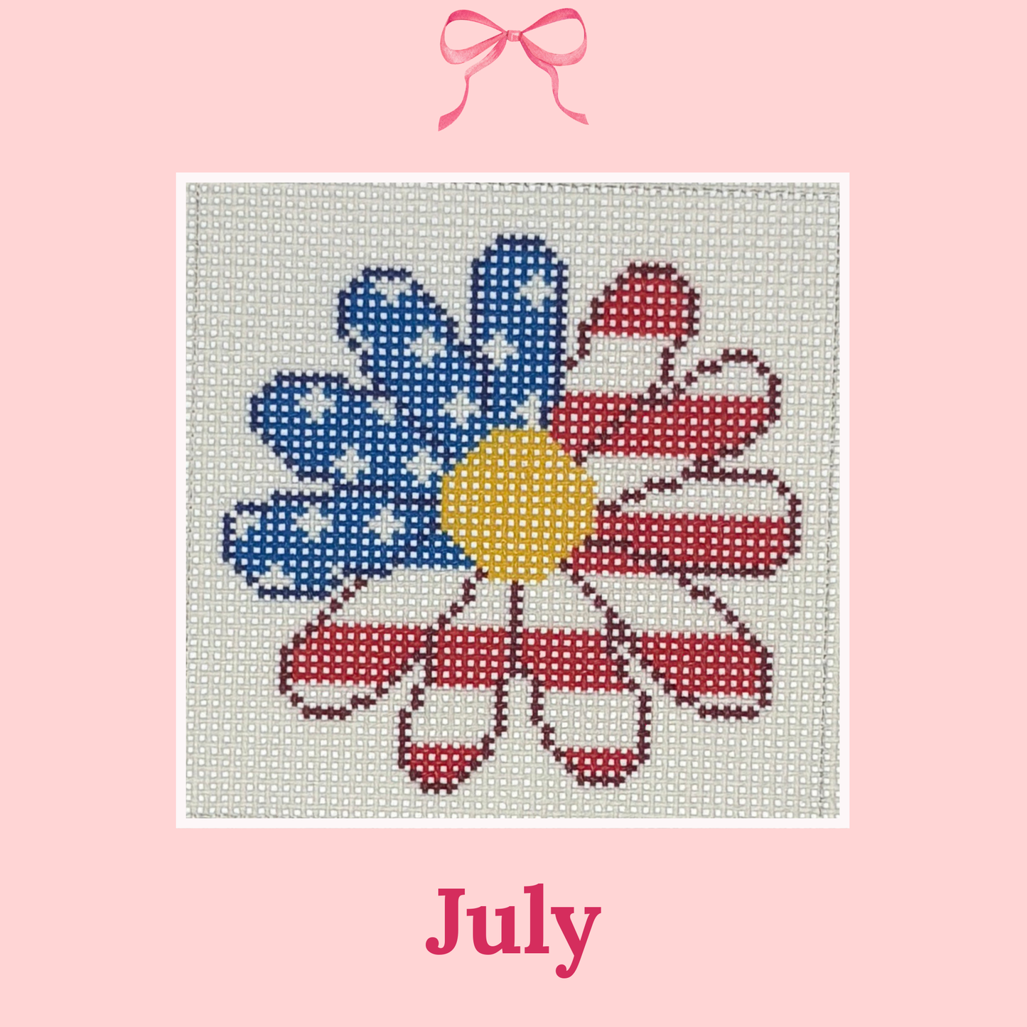 Monthly Designs, 4x4 on 13 Mesh