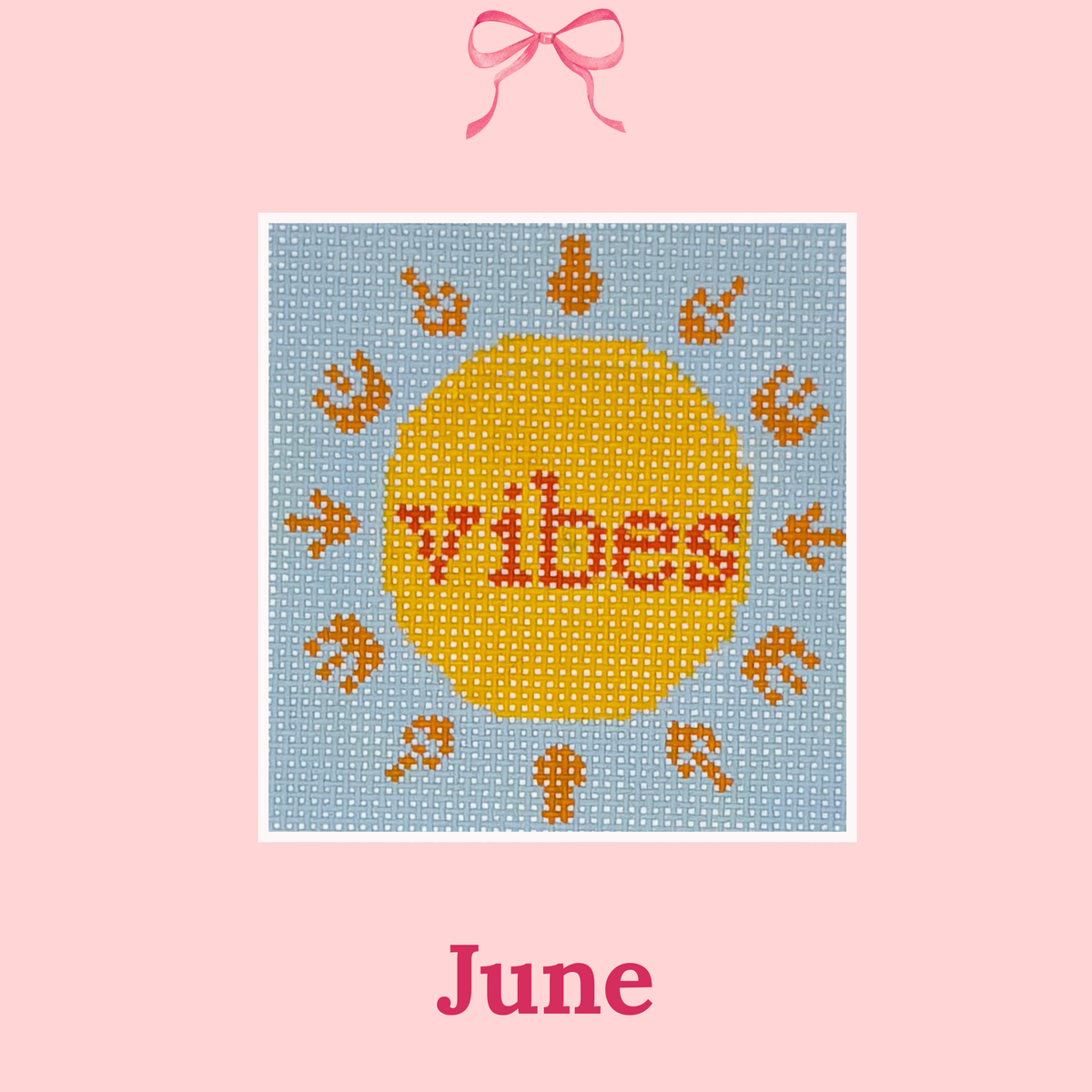 Vibes, 4x4 on 13 Mesh