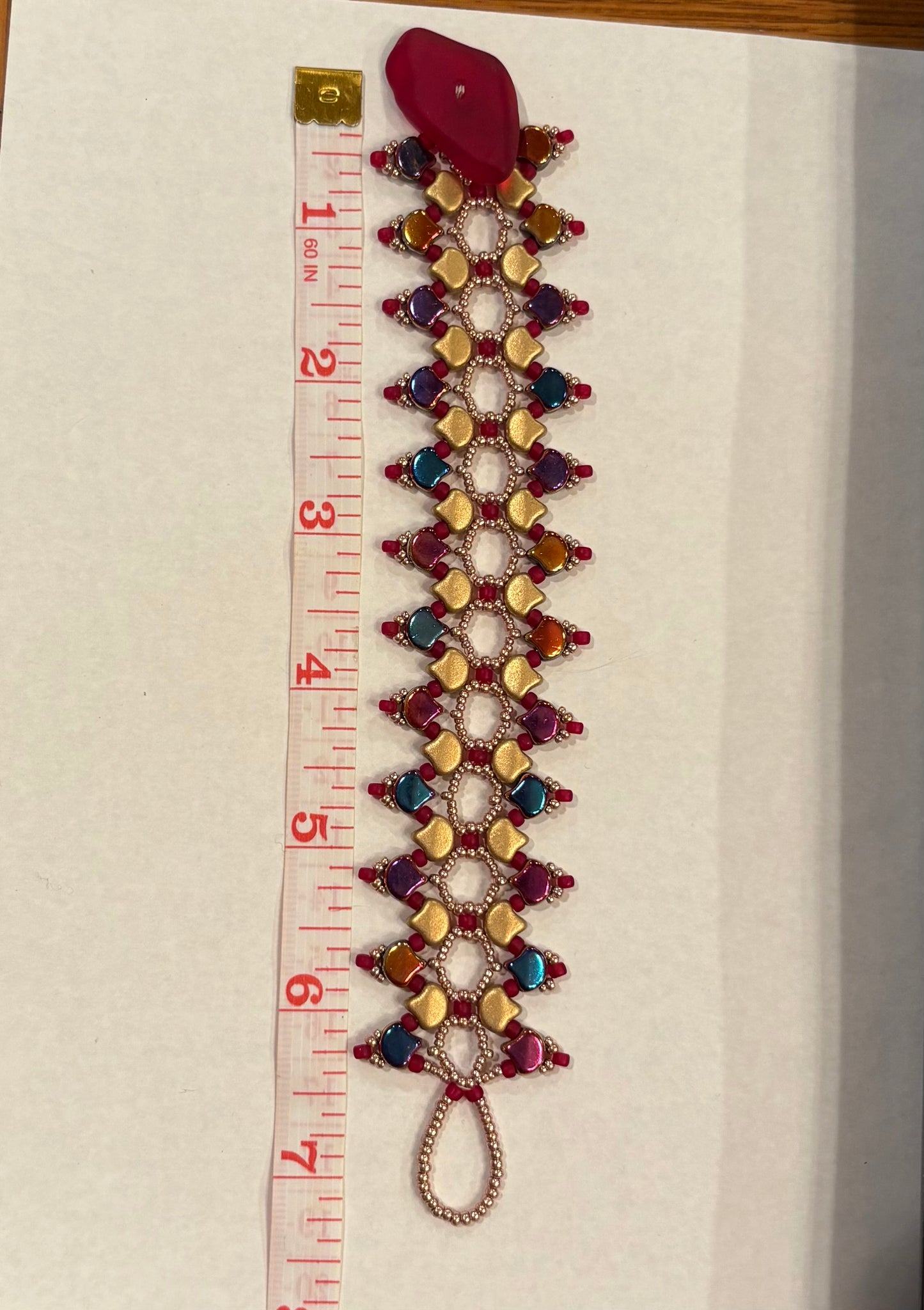 Lacey Handwoven Beaded Brace