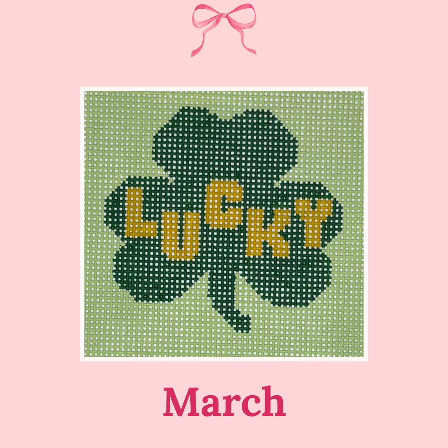 Monthly Designs, 4x4 on 13 Mesh