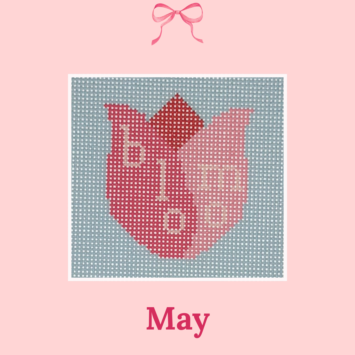 Monthly Designs, 4x4 on 13 Mesh