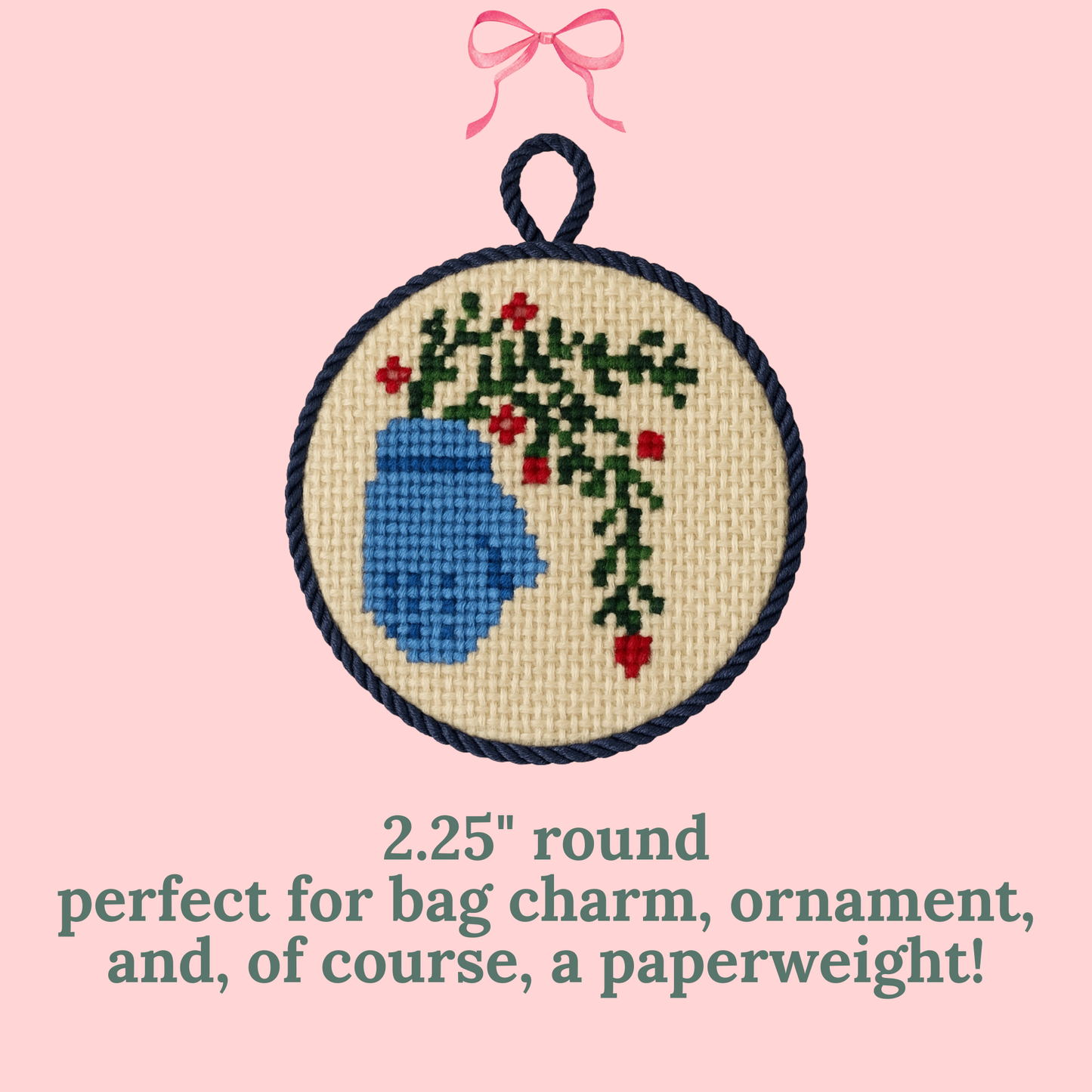 Mitten, Vintage Style on 18 Mesh