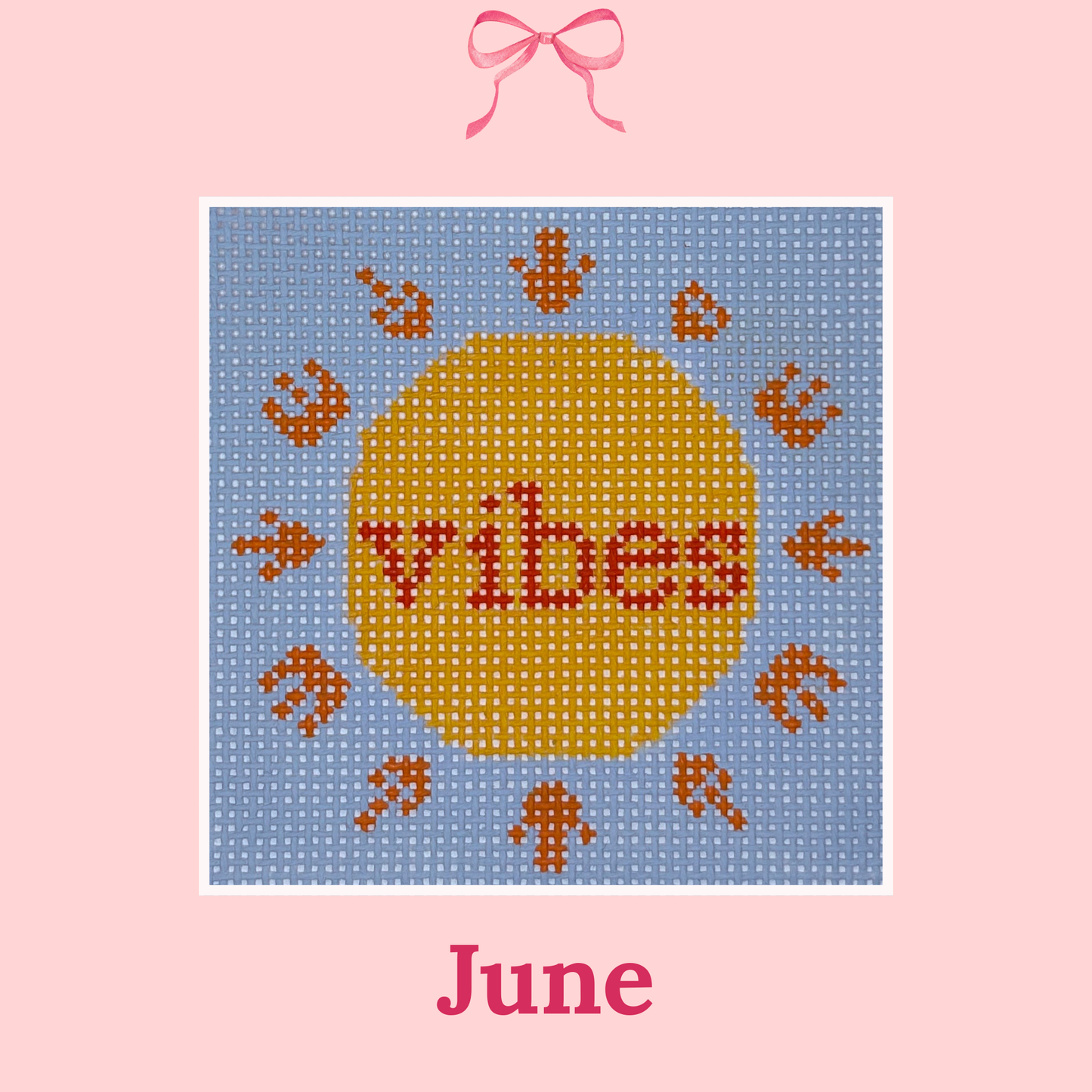 Monthly Designs, 4x4 on 13 Mesh