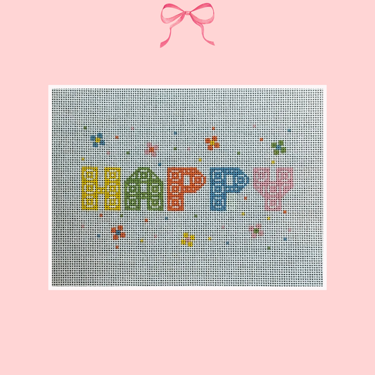 Happy on 13 Mesh (Perfectly Imperfect)