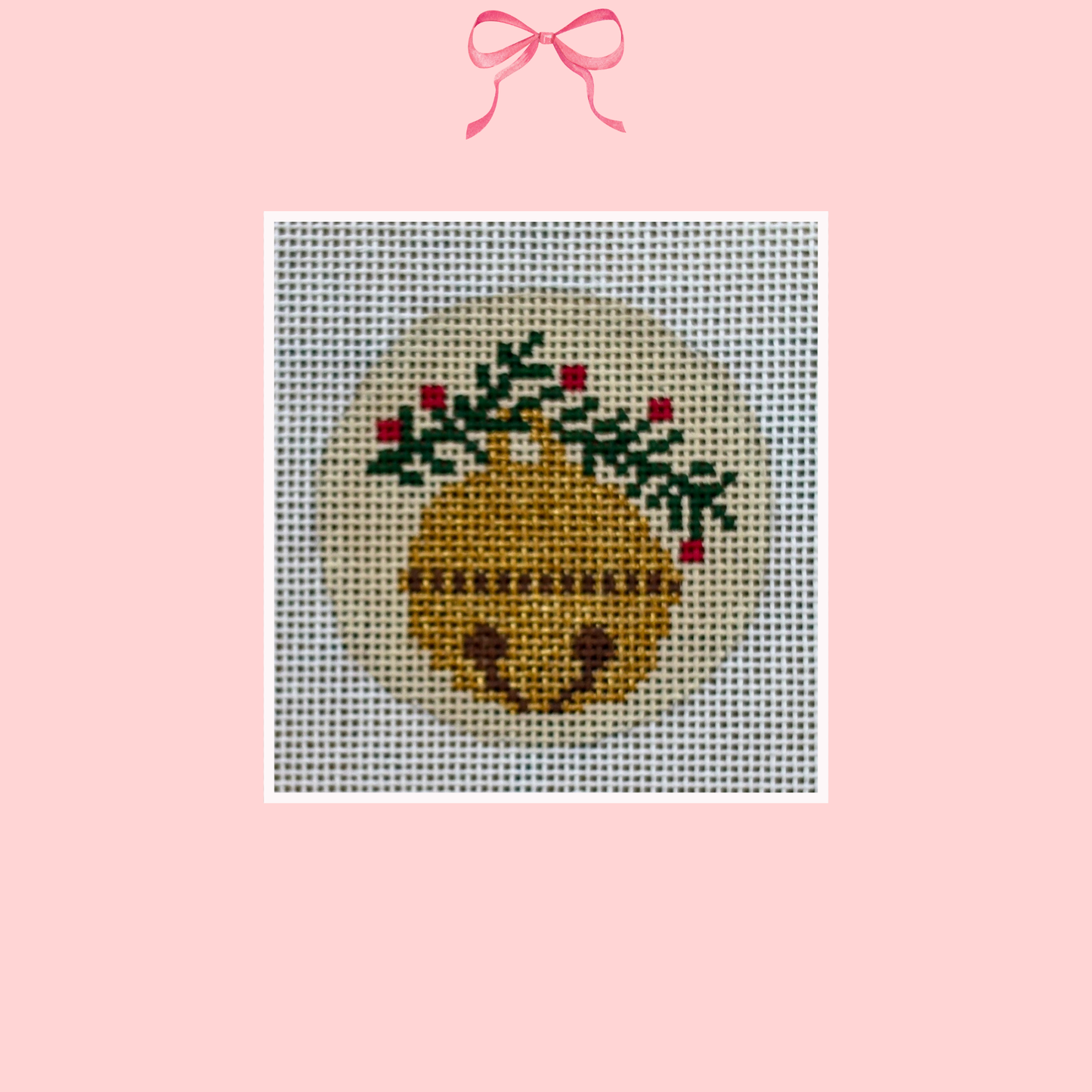 Vintage Bell on 18 Mesh (Perfectly Imperfect)
