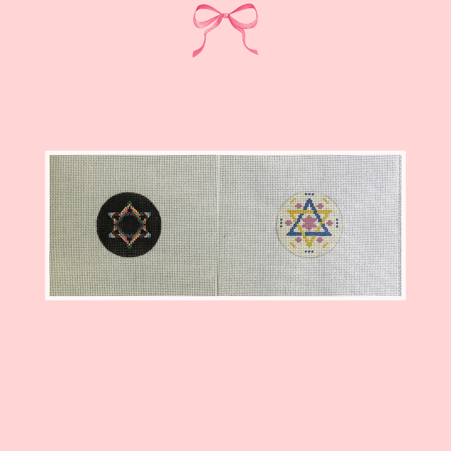 Stars of David on 18 Mesh (Perfectly Imperfect)