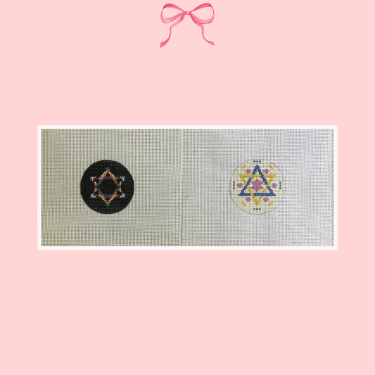 Stars of David on 18 Mesh (Perfectly Imperfect)