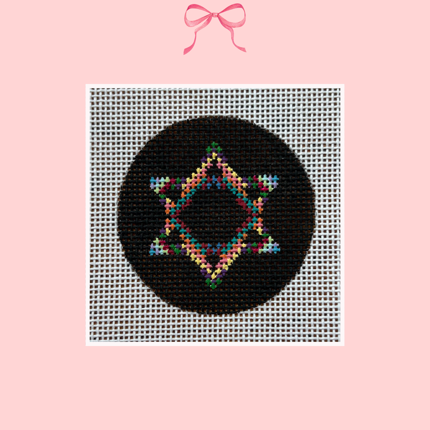 Stars of David on 18 Mesh (Perfectly Imperfect)
