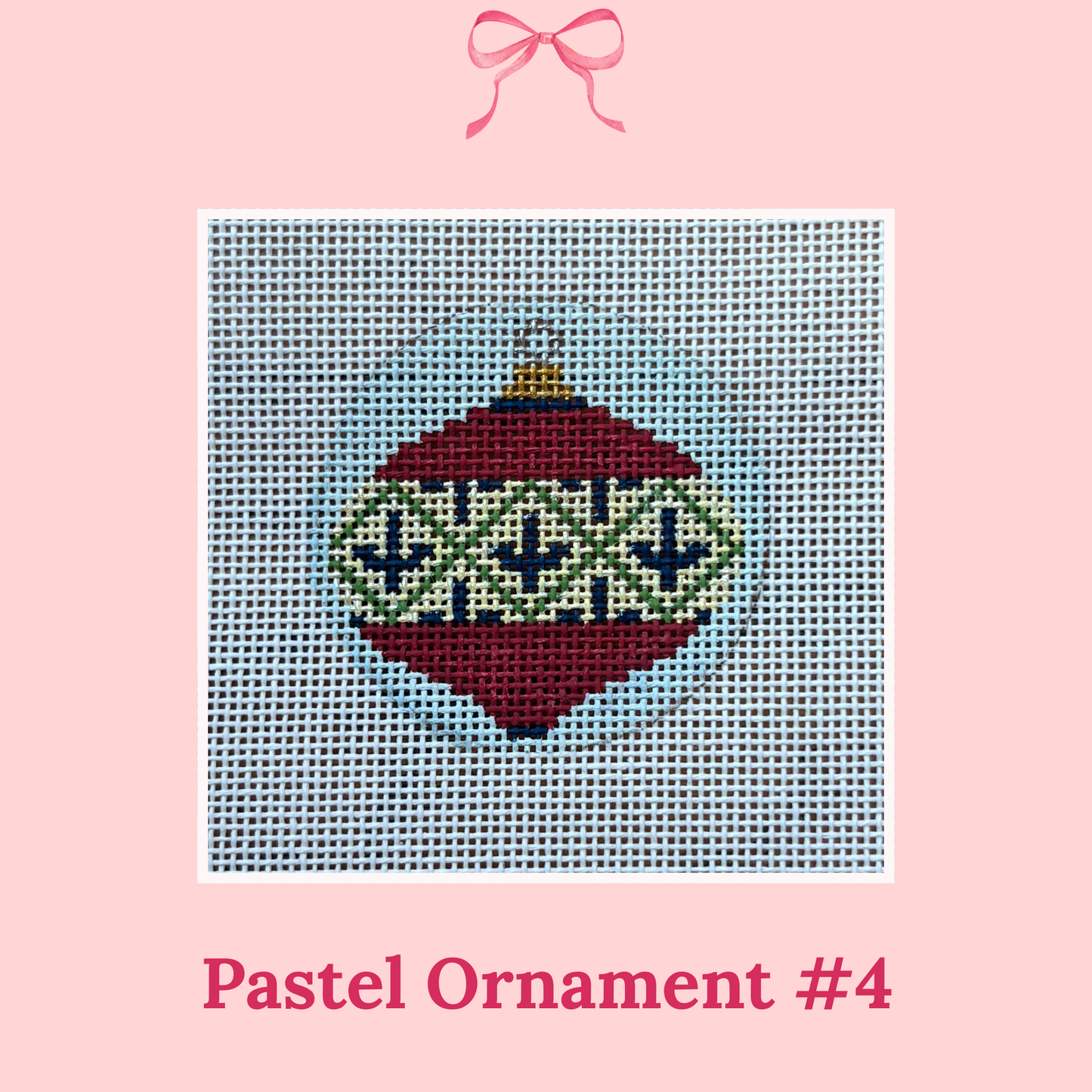 Pastel Ornaments on 18 Mesh (Perfectly Imperfect)