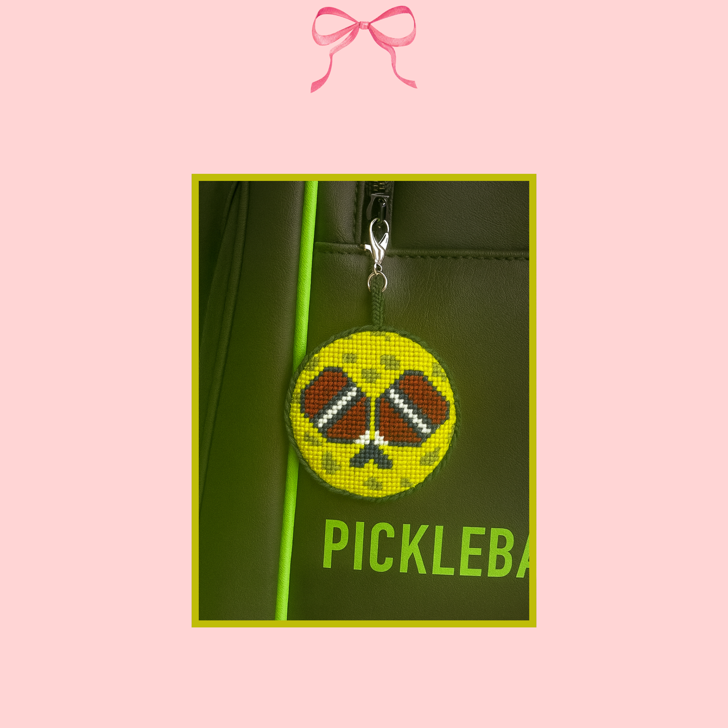 Pickleball with Paddles on 18 Mesh