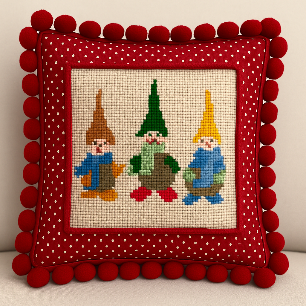 Pine Cone Gnomes on 18 Mesh