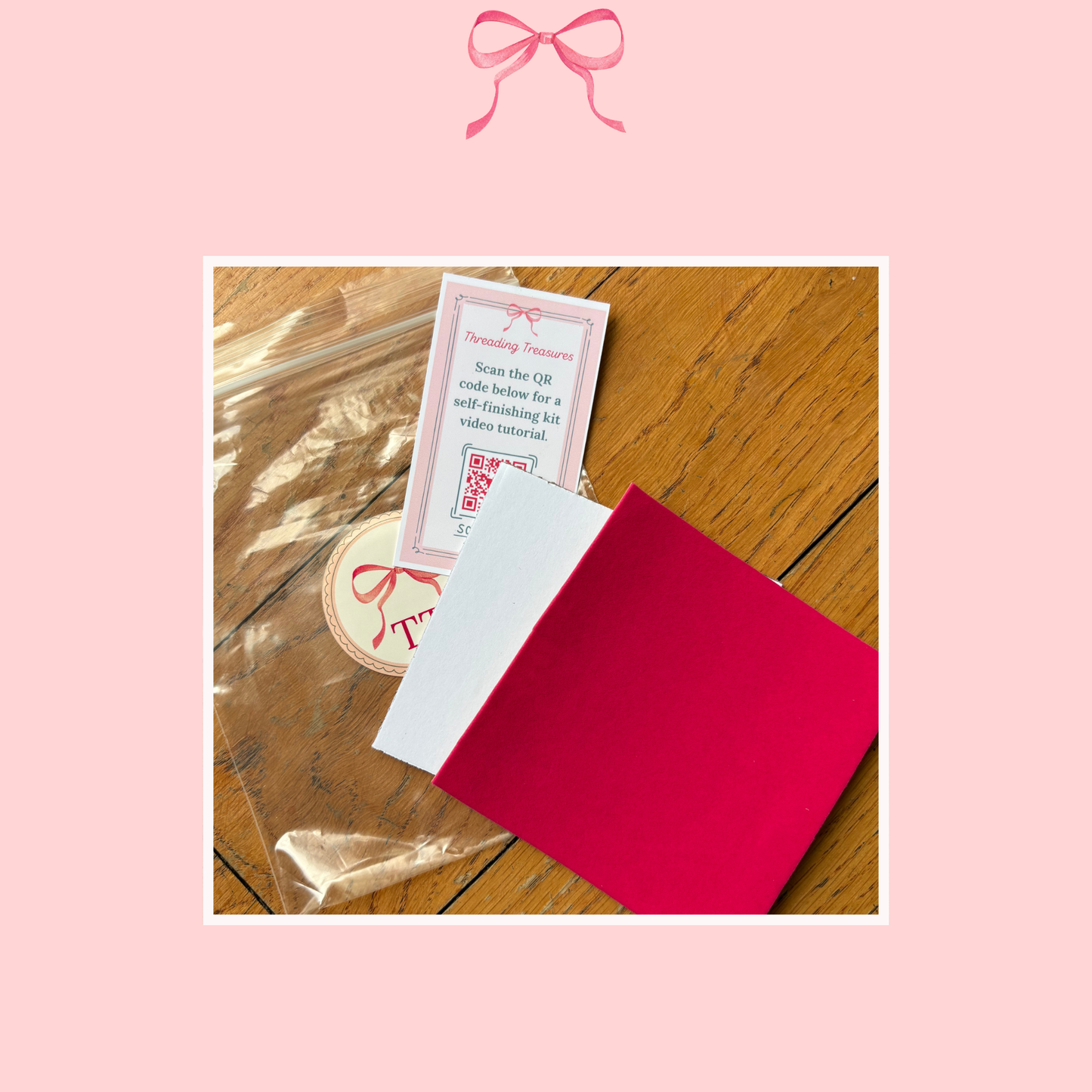 Self-Finishing Kit for 4x4 Canvases with Adhesive Fabric