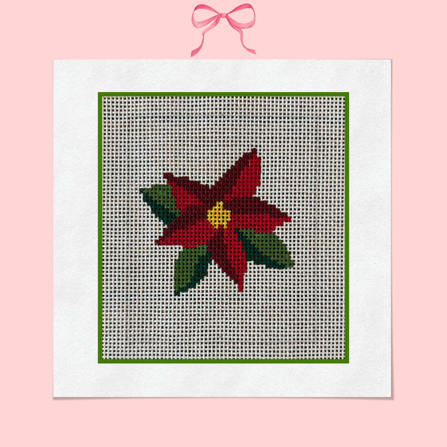 Poinsettia on 13 Mesh