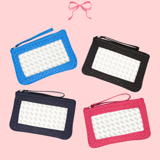 Woven Leather Clutches by Tilli Tomas