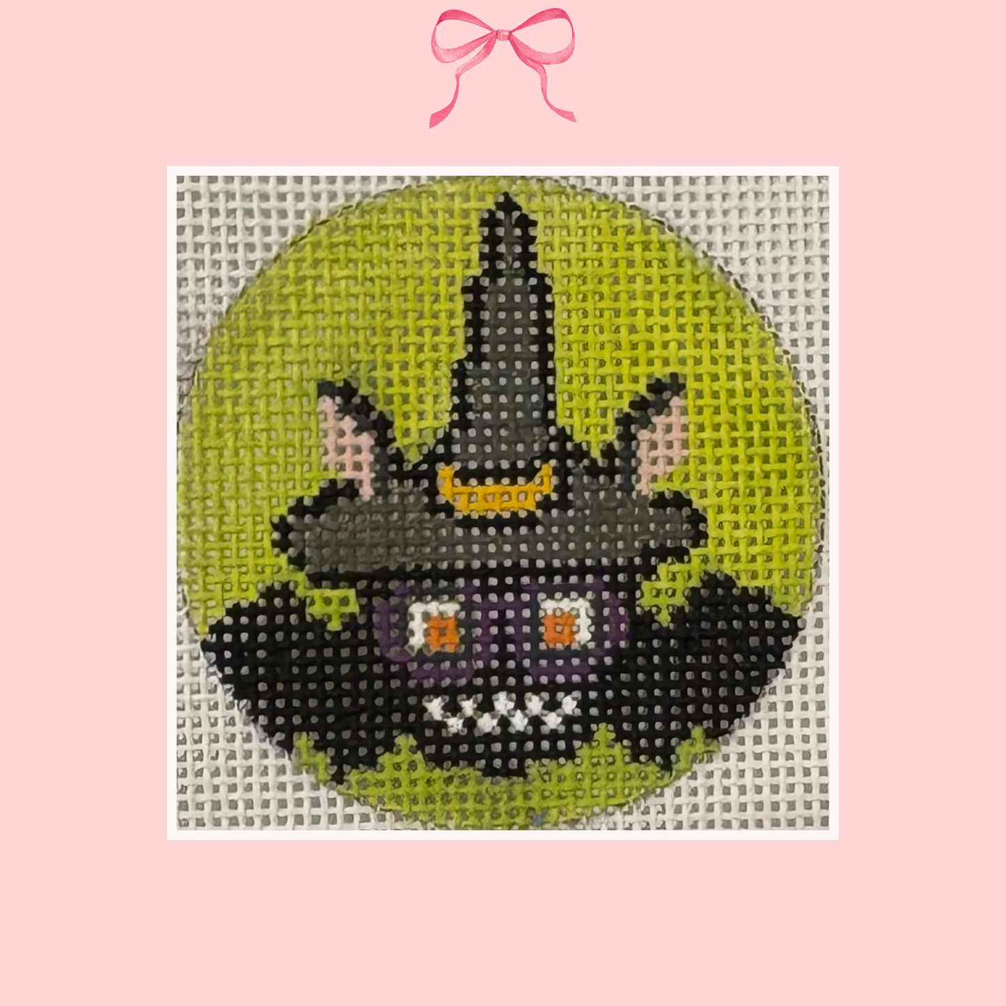 Halloween Bat on 18 Mesh