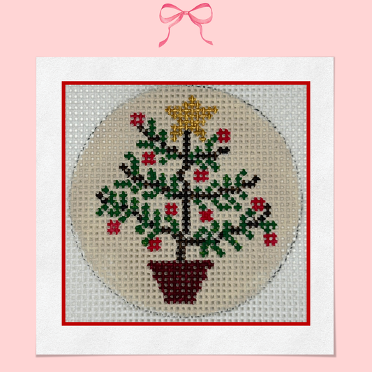 Christmas Tree, Vintage Style on 18 Mesh