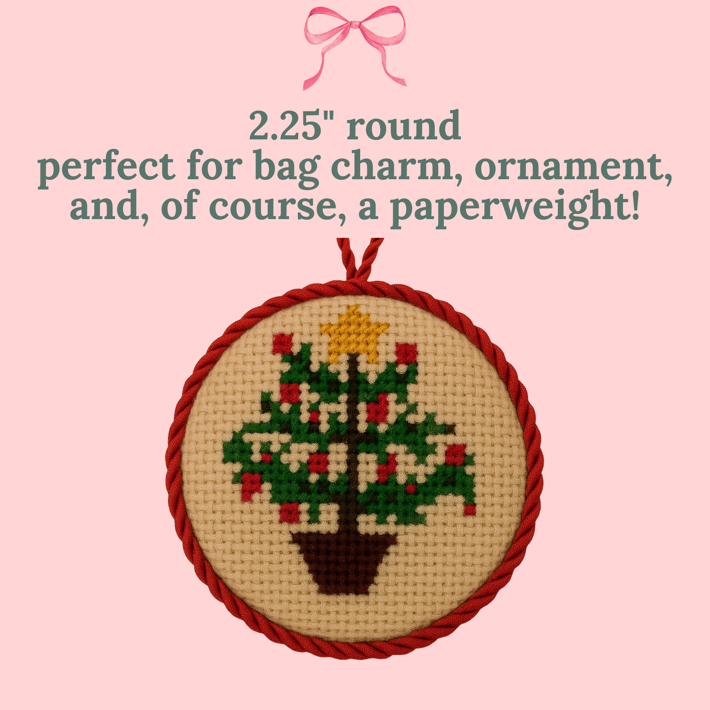 Christmas Tree, Vintage Style on 18 Mesh