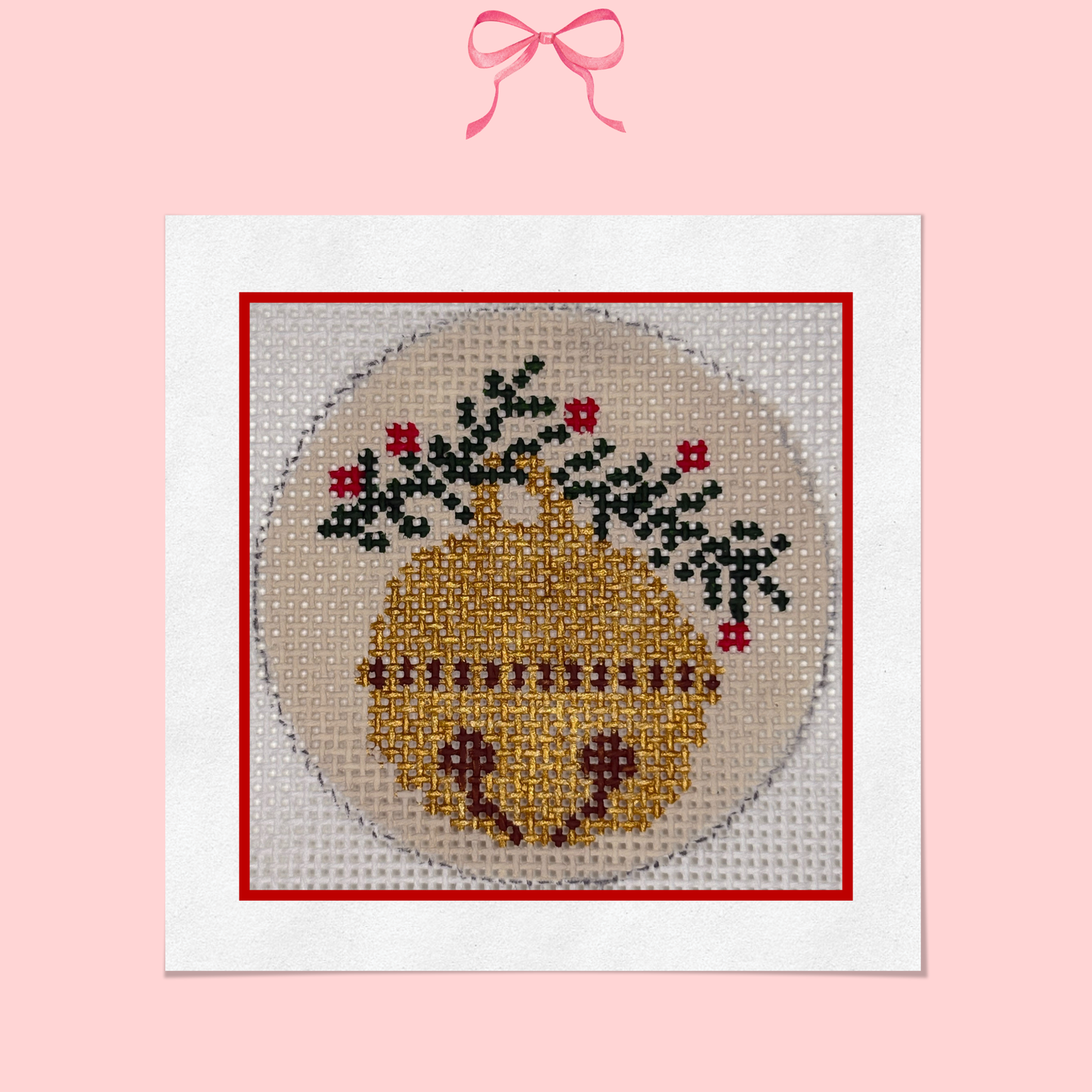 Gold Bell, Vintage Style on 18 Mesh