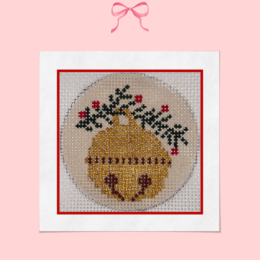 Gold Bell, Vintage Style on 18 Mesh