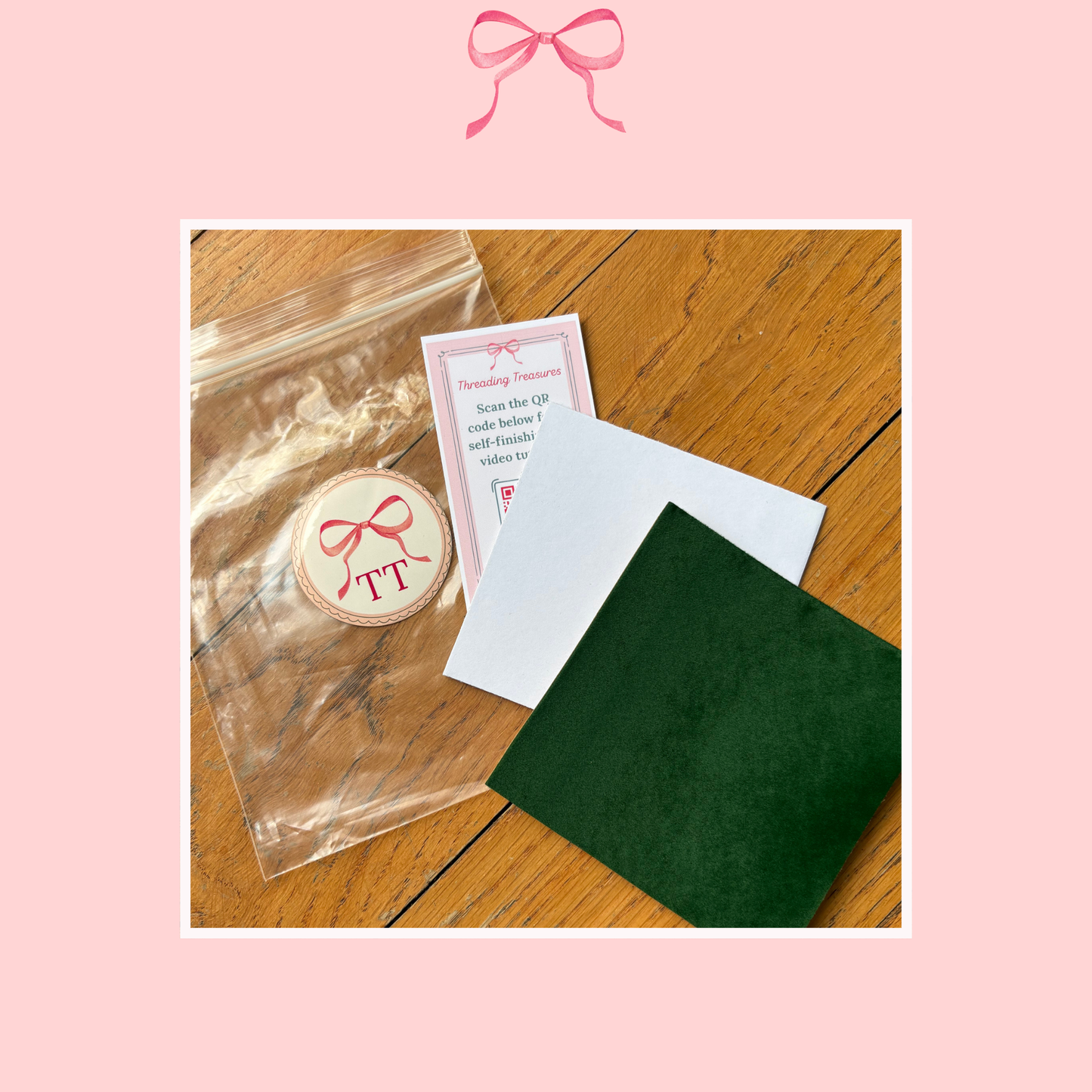 Self-Finishing Kit for 4x4 Canvases with Adhesive Fabric
