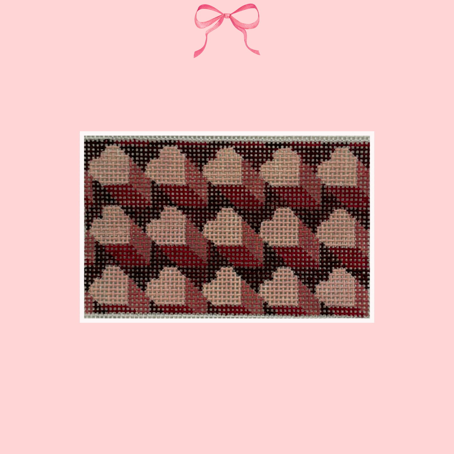 Hearts on 18 Mesh