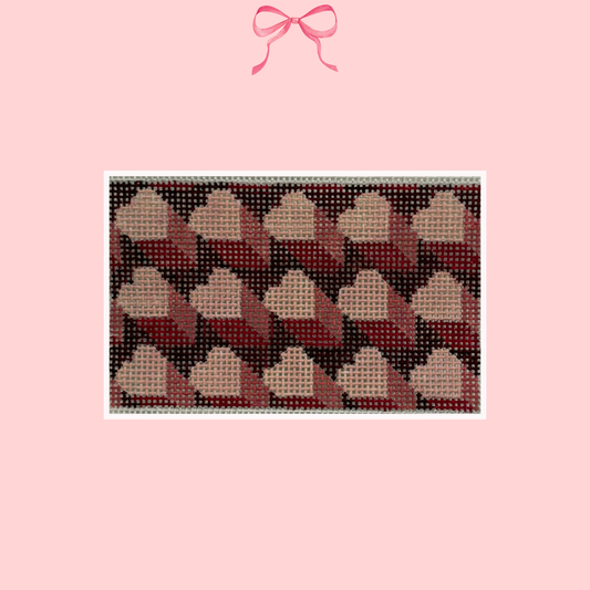 Hearts on 18 Mesh