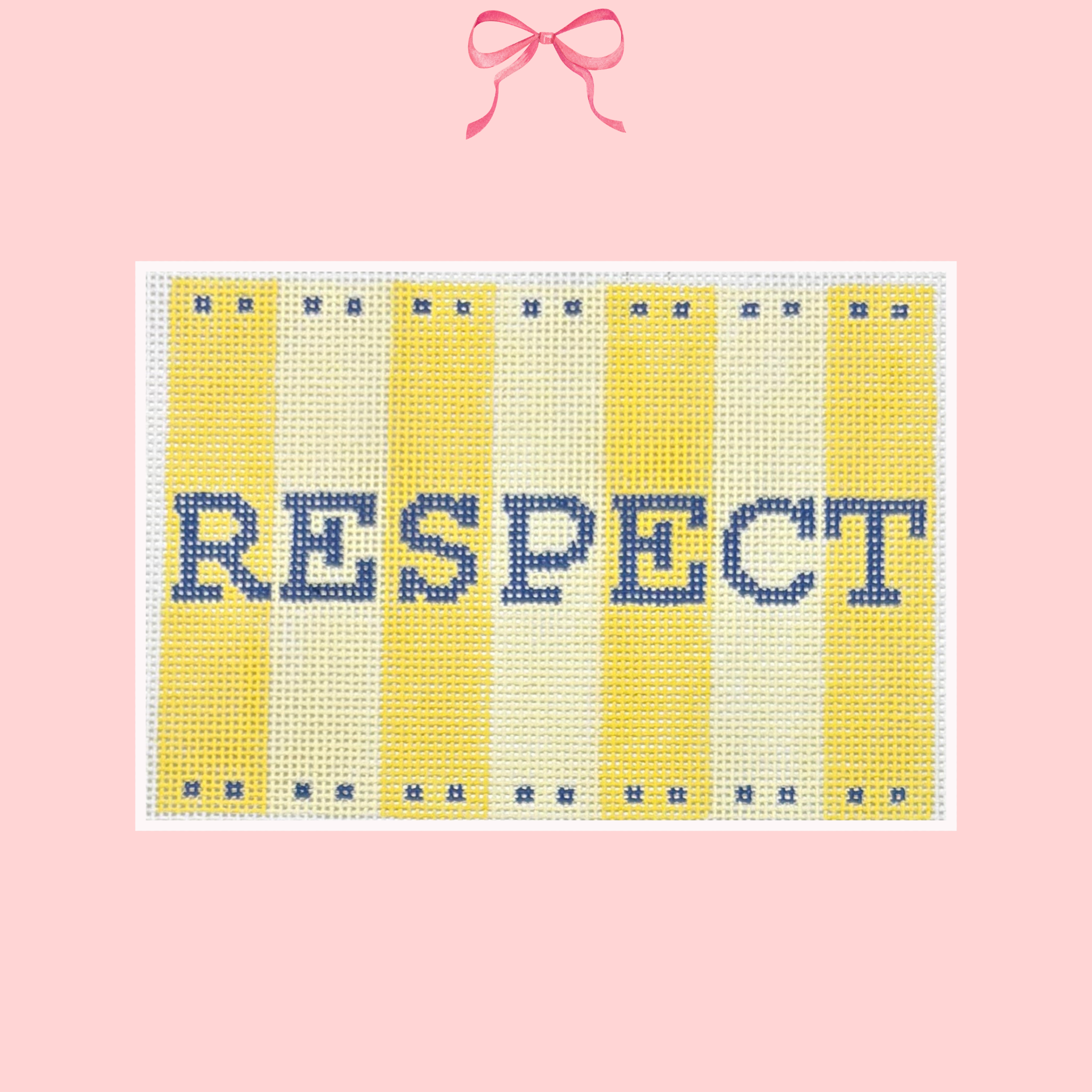 Respect on 13 Mesh – Threading Treasures