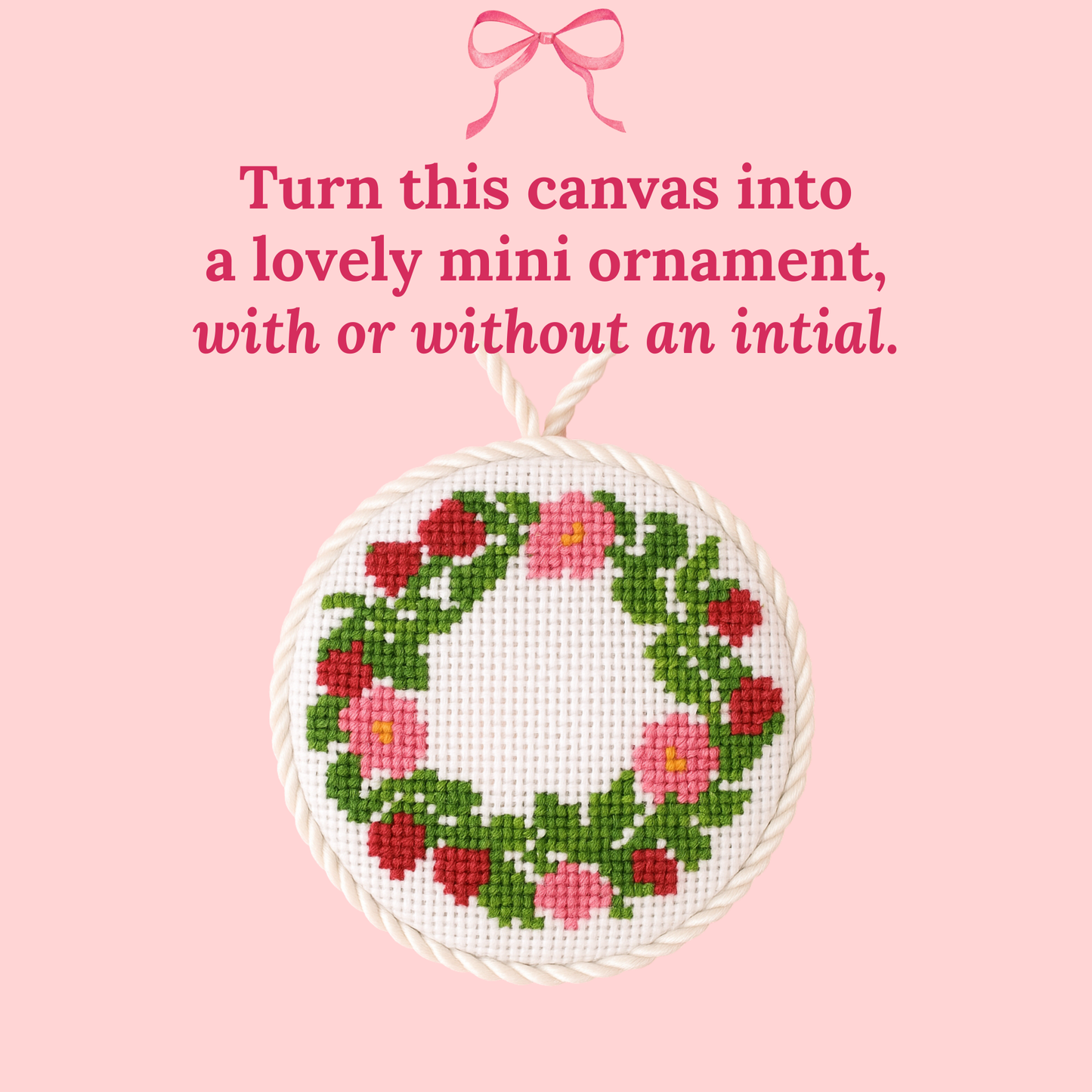 Strawberries Wreath on 18 Mesh